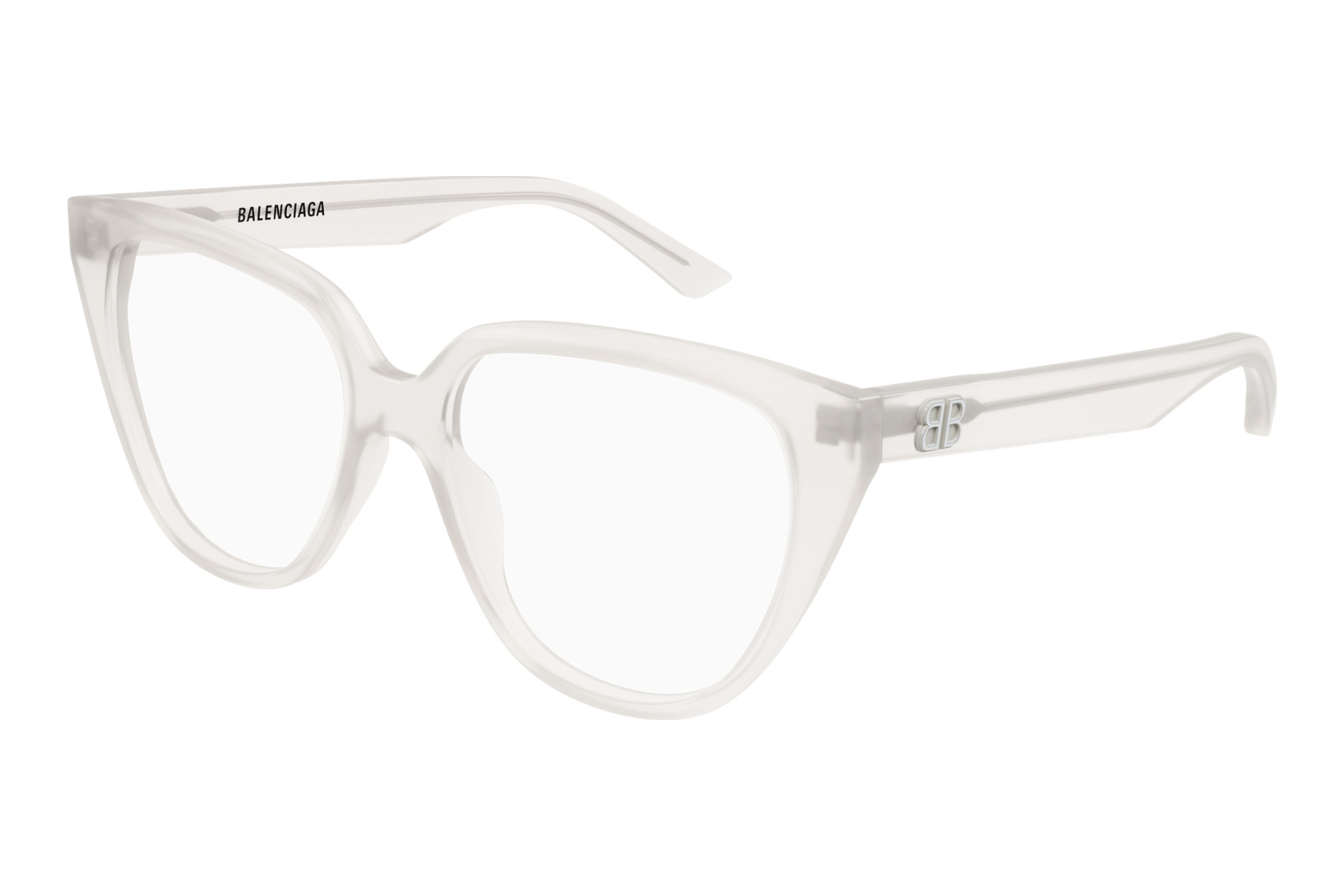 Balenciaga BB0129O 010 WHITE Balenciaga BB0129O 010 WHITE