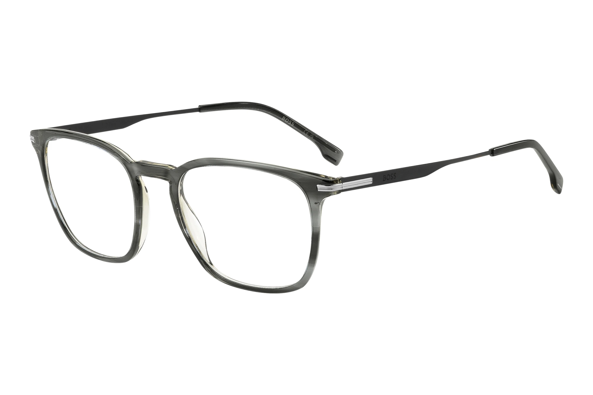 Boss BOSS 1889 VQ7 STRIPED GREY RUTHENIUM Boss BOSS 1889 VQ7 STRIPED GREY RUTHENIUM