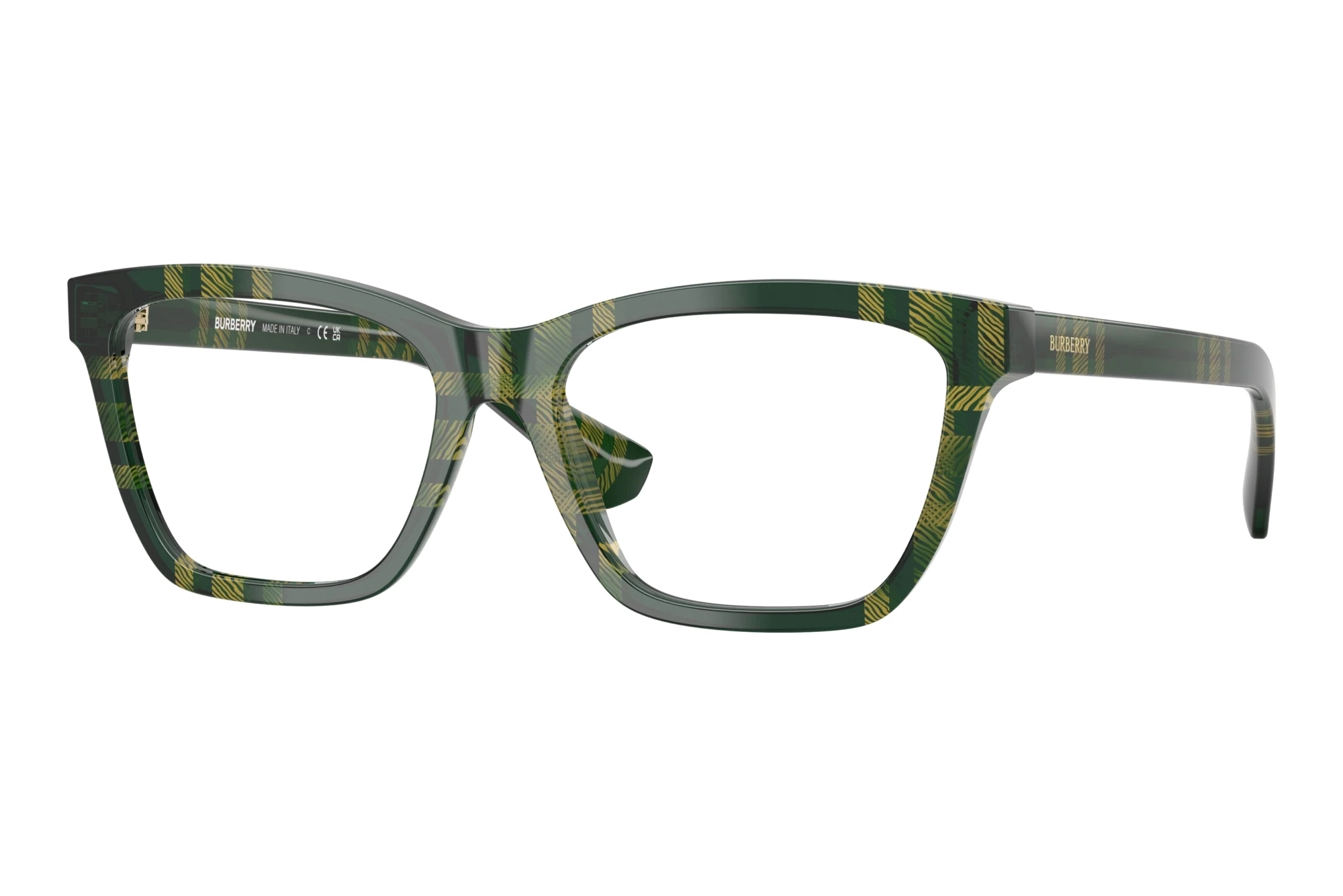 Burberry BE2440 4169 Check Green Burberry BE2440 4169 Check Green