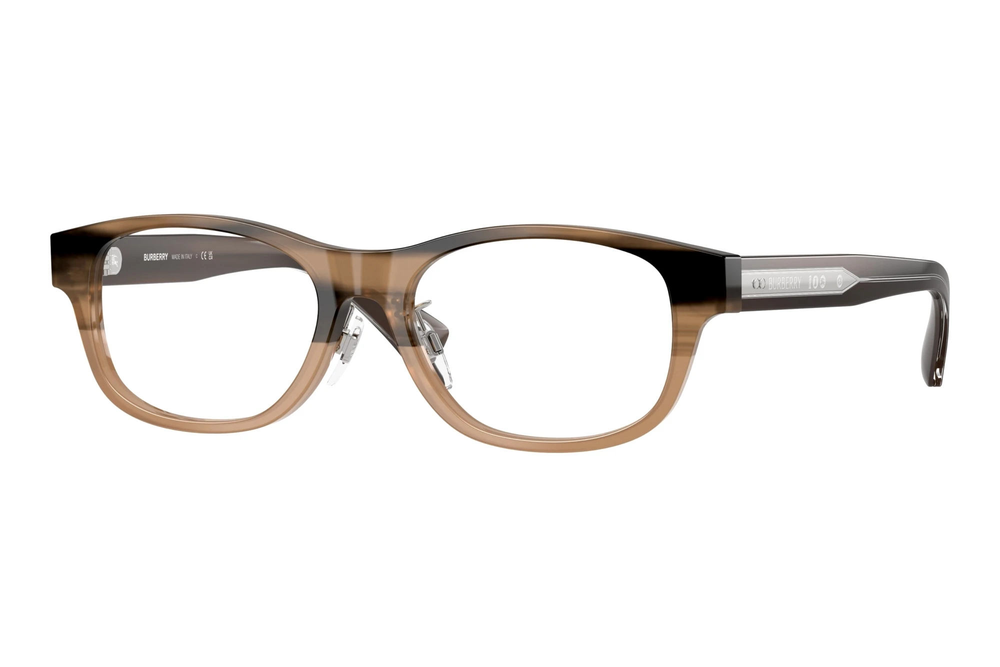 Burberry BE2449D 4207 Striped Beige Burberry BE2449D 4207 Striped Beige