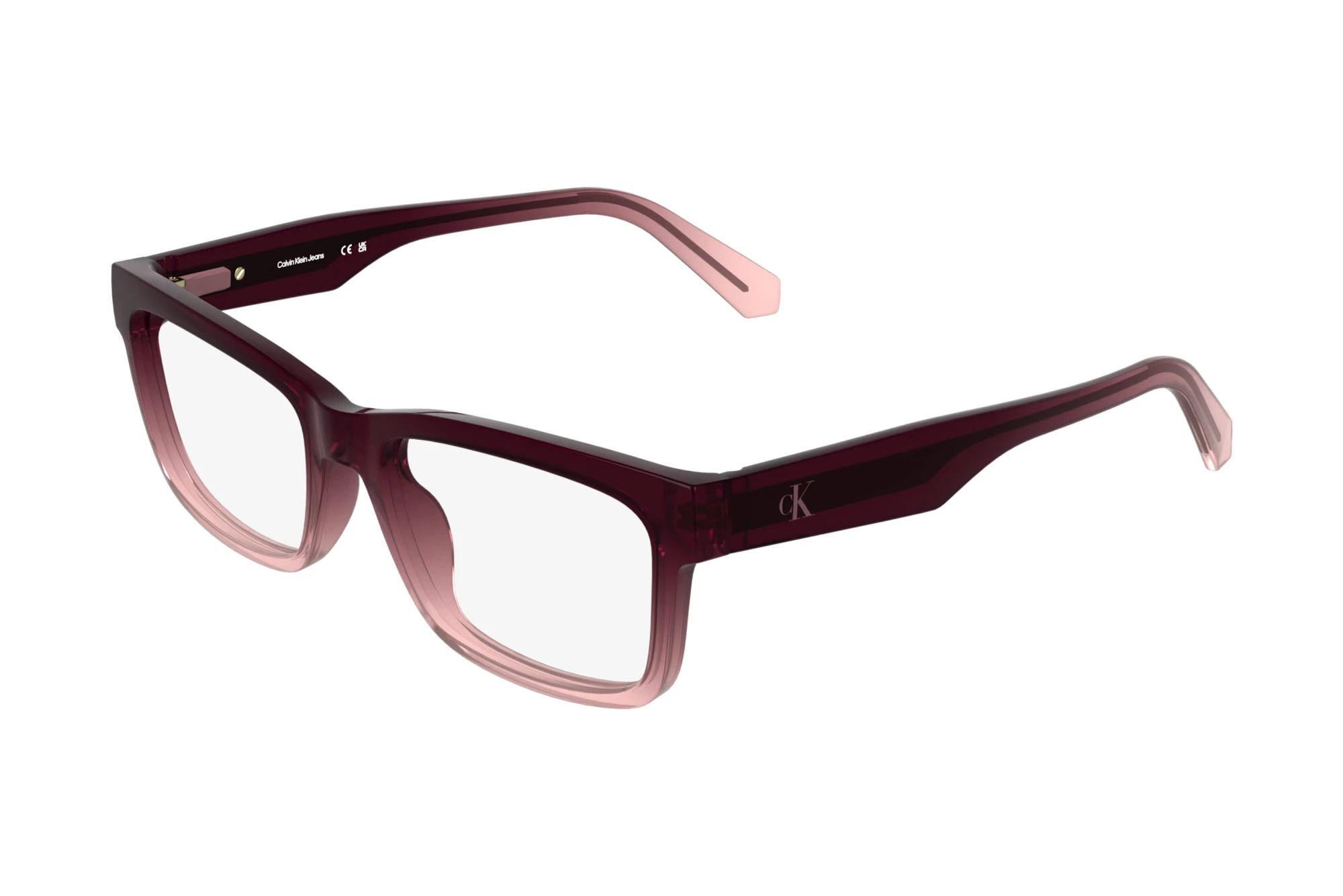 Calvin Klein CKJ26610 606 RED TRANSPARENT GRADIENT WINE/ROSE Calvin Klein CKJ26610 606 RED TRANSPARENT GRADIENT WINE/ROSE
