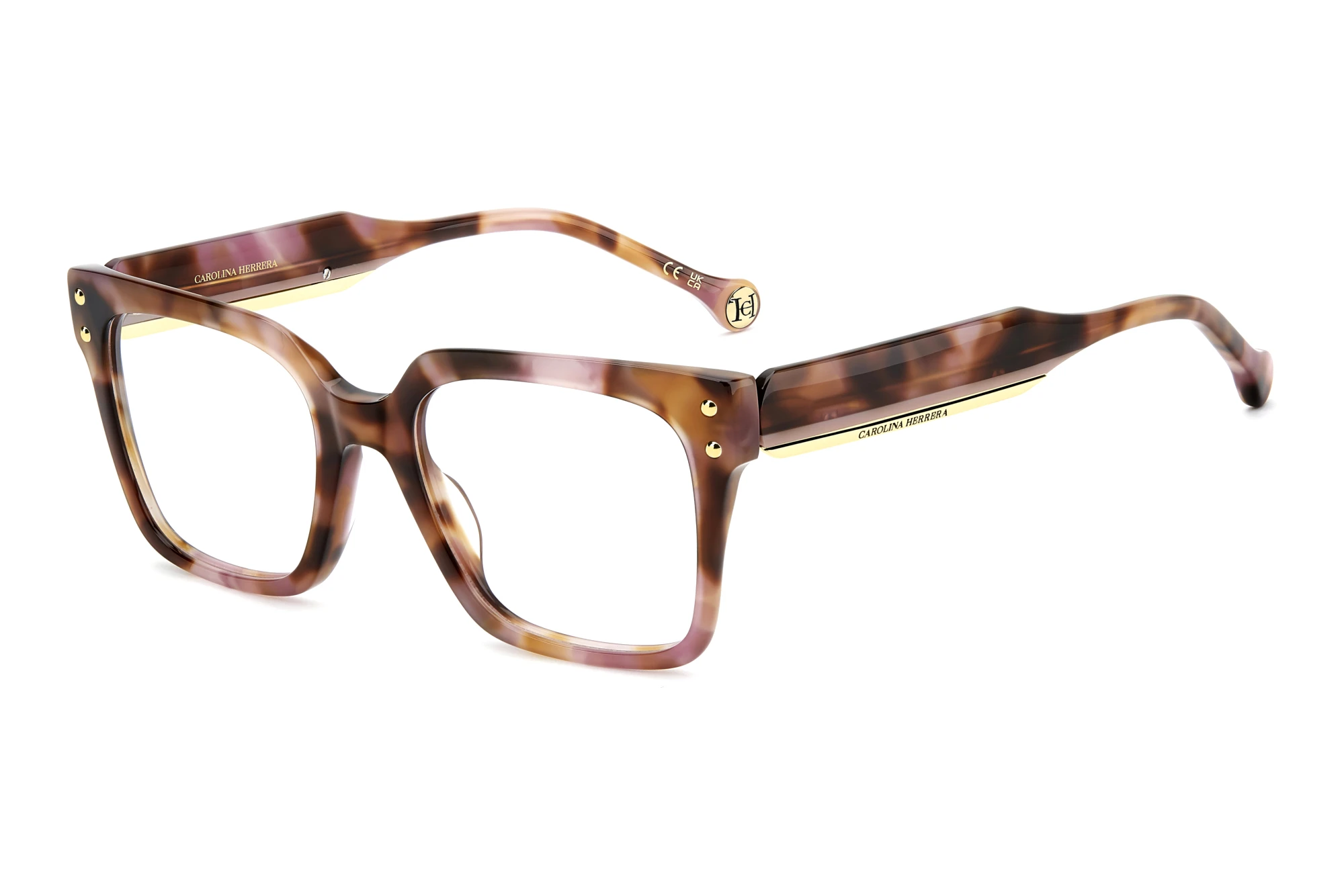 Carolina Herrera HER 0413 0B0 BROWN PINK HAVANA Carolina Herrera HER 0413 0B0 BROWN PINK HAVANA