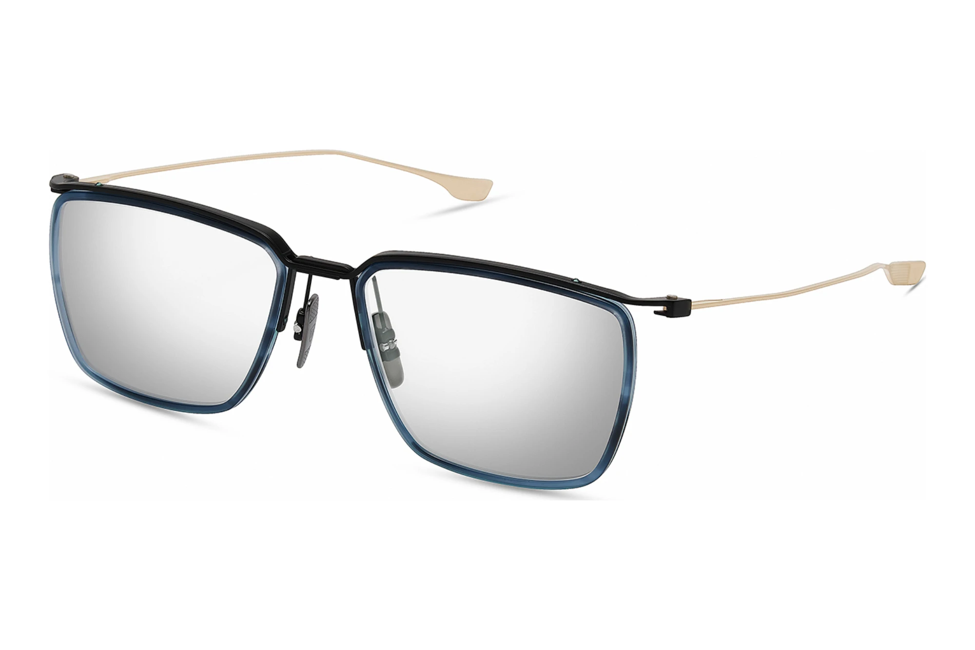 DITA DTX-106 08 INDIGO SWIRL - MATTE BLACK - WHITE GOLD DITA DTX-106 08 INDIGO SWIRL - MATTE BLACK - WHITE GOLD