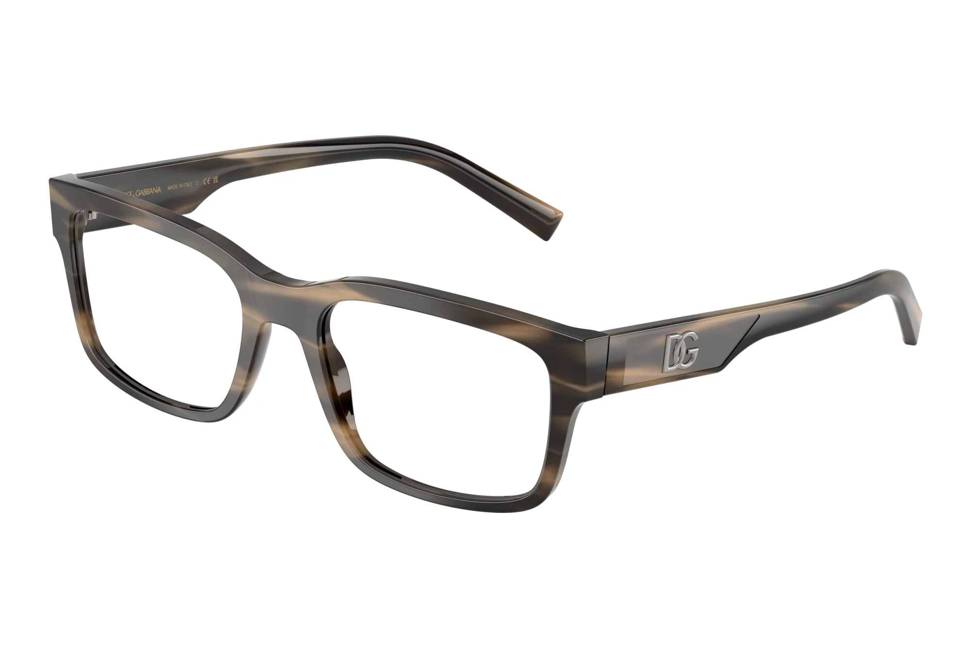 Dolce & Gabbana DG3352 3200 Striped Tobacco Dolce & Gabbana DG3352 3200 Striped Tobacco