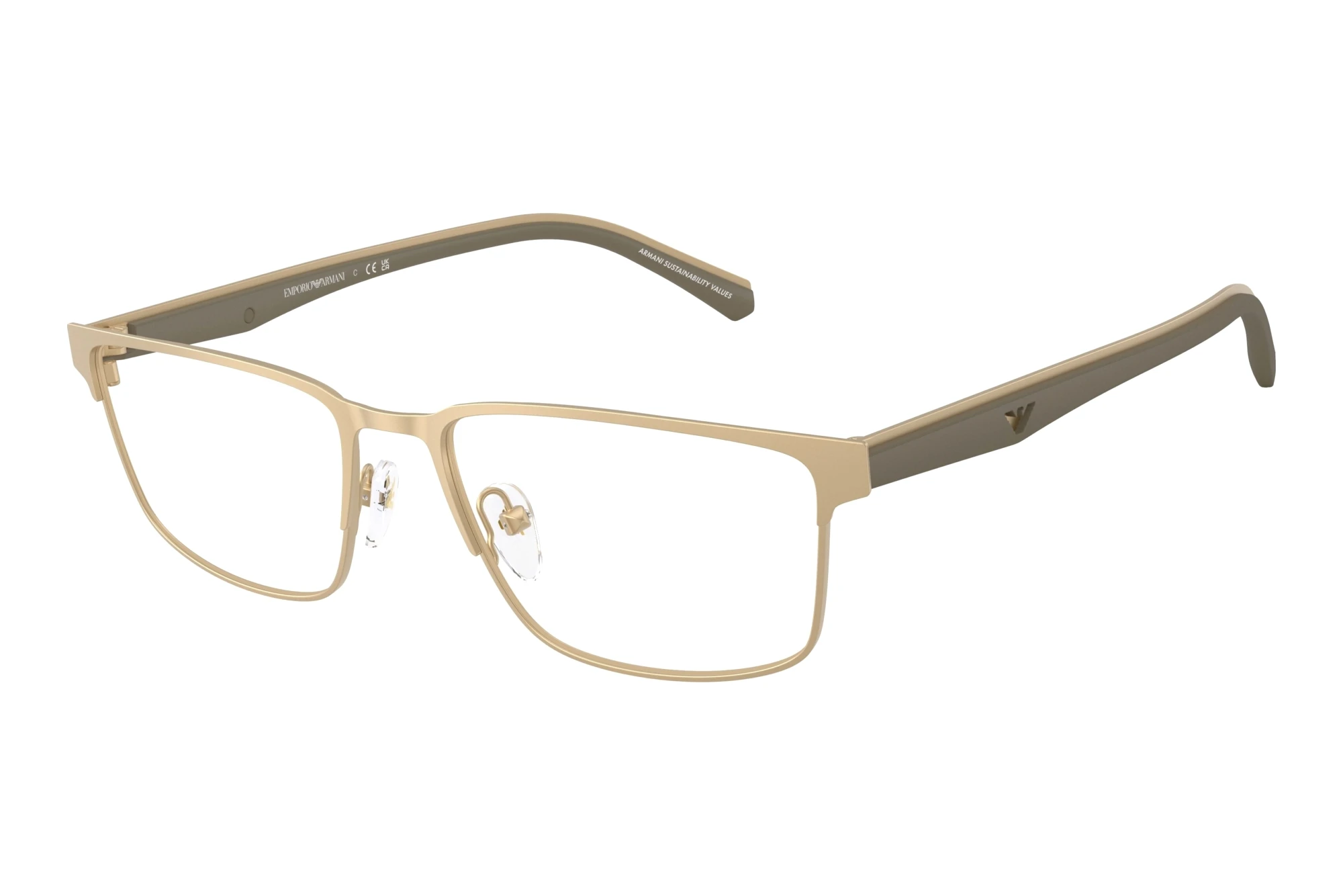 Emporio Armani EA1175 3002 Matte Pale Gold Emporio Armani EA1175 3002 Matte Pale Gold