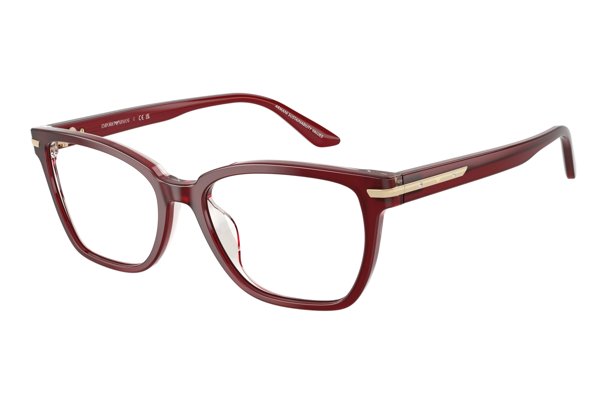 Emporio Armani EA3282BU 6377 Shiny Bordeaux Emporio Armani EA3282BU 6377 Shiny Bordeaux