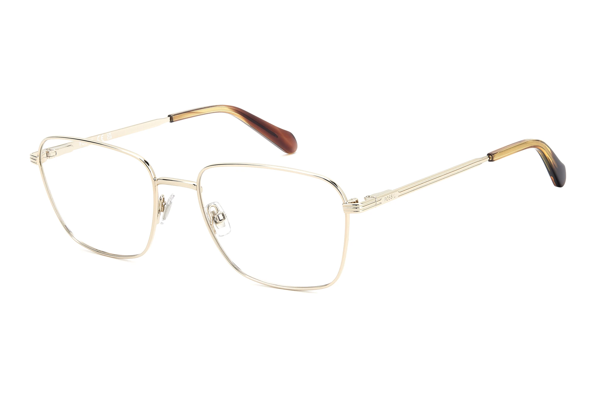 Fossil FOS 7213/G 3CE GOLD STRIPED BROWN Fossil FOS 7213/G 3CE GOLD STRIPED BROWN