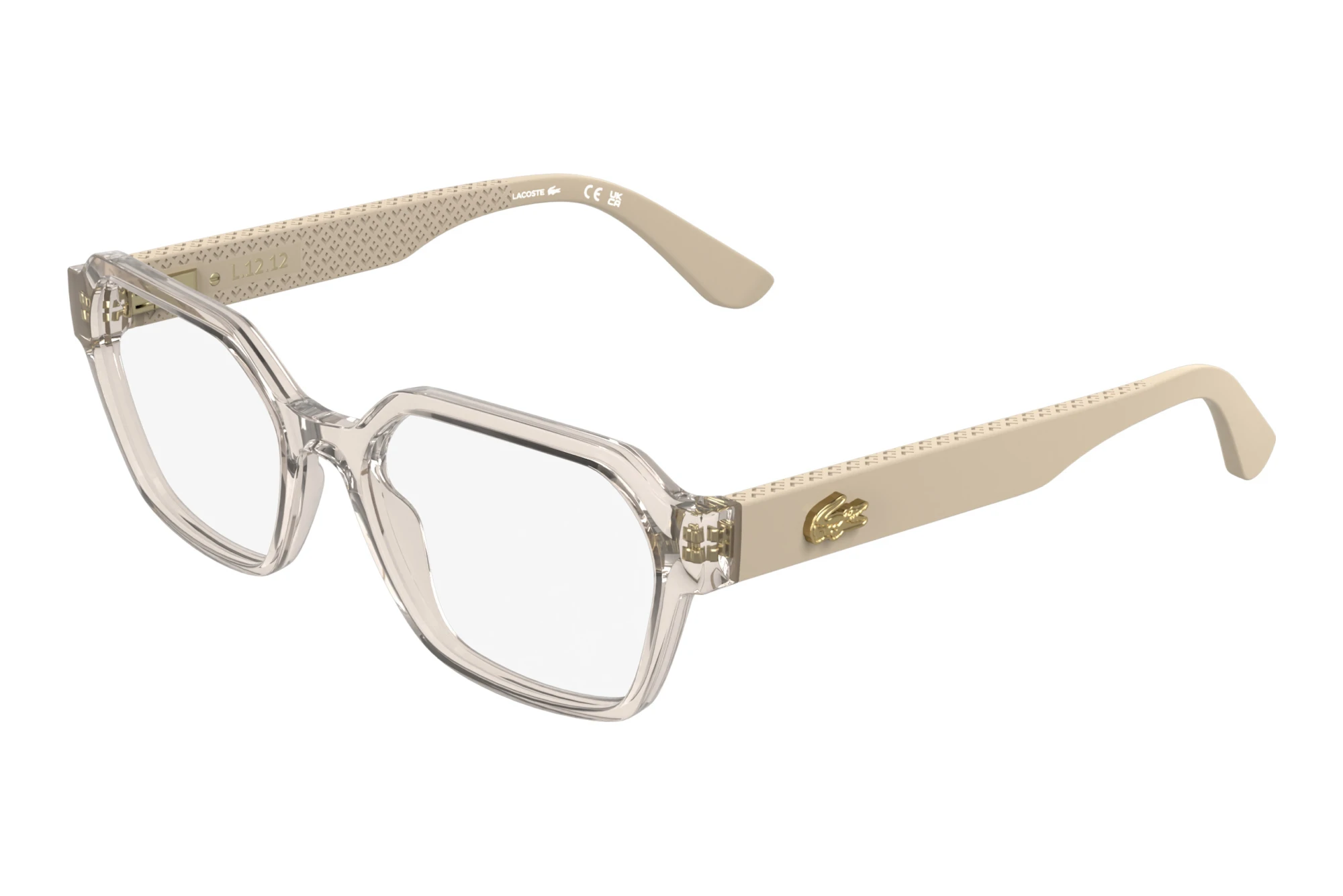 Lacoste L4025 264 TRANSPARENT LIGHT BEIGE Lacoste L4025 264 TRANSPARENT LIGHT BEIGE