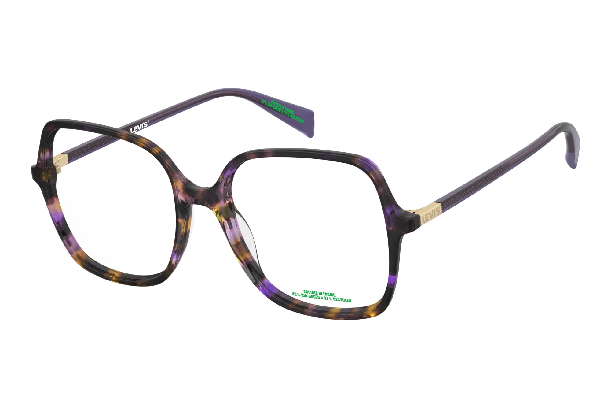 Levi's LV 1107 DEX BROWN VIOLET HAVANA Levi's LV 1107 DEX BROWN VIOLET HAVANA