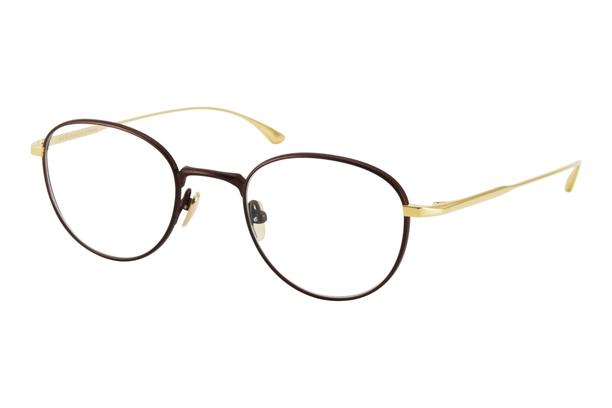 MASUNAGA RADIOCITY 53 BrownGoldpolished MASUNAGA RADIOCITY 53 BrownGoldpolished