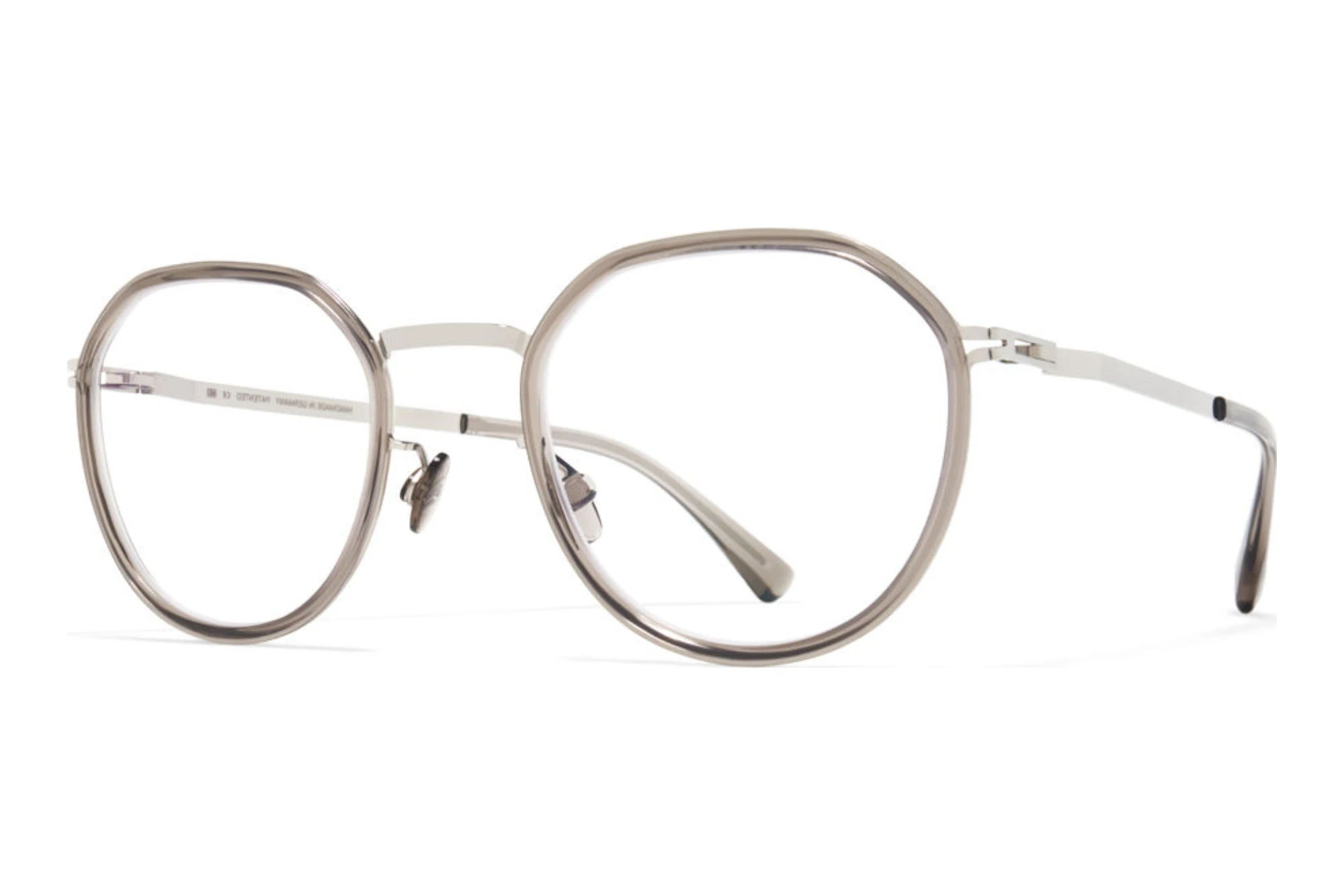 MYKITA JUSTUS RX 766 A74-Shiny Silver/Clear Ash MYKITA JUSTUS RX 766 A74-Shiny Silver/Clear Ash
