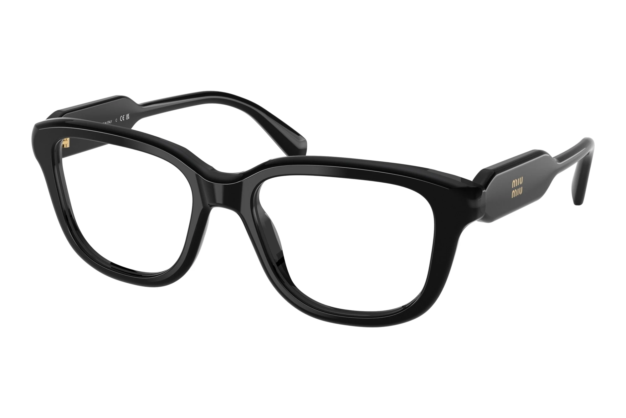 Miu Miu MU 02ZV 16K1O1 Black Miu Miu MU 02ZV 16K1O1 Black