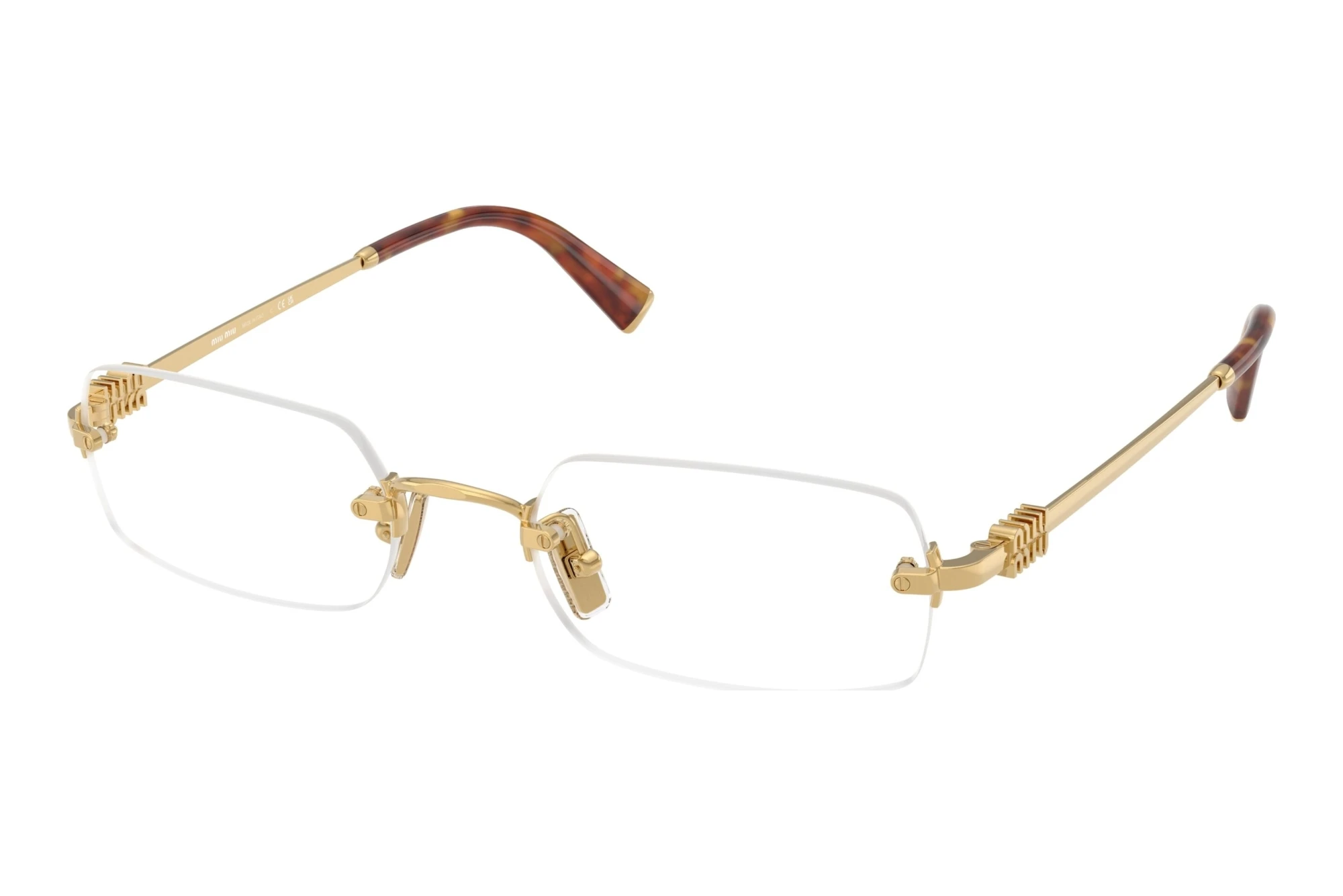 Miu Miu MU 50YV 5AK1O1 Gold Miu Miu MU 50YV 5AK1O1 Gold