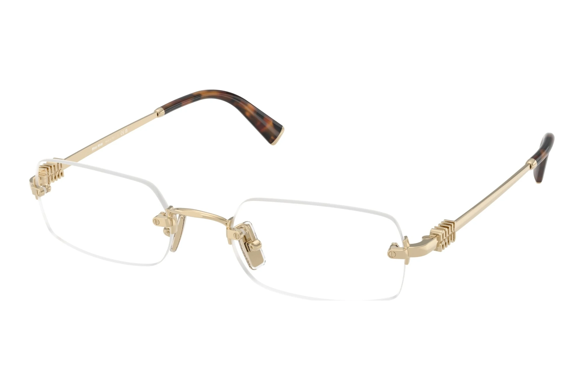Miu Miu MU 50YV ZVN1O1 Pale Gold Miu Miu MU 50YV ZVN1O1 Pale Gold