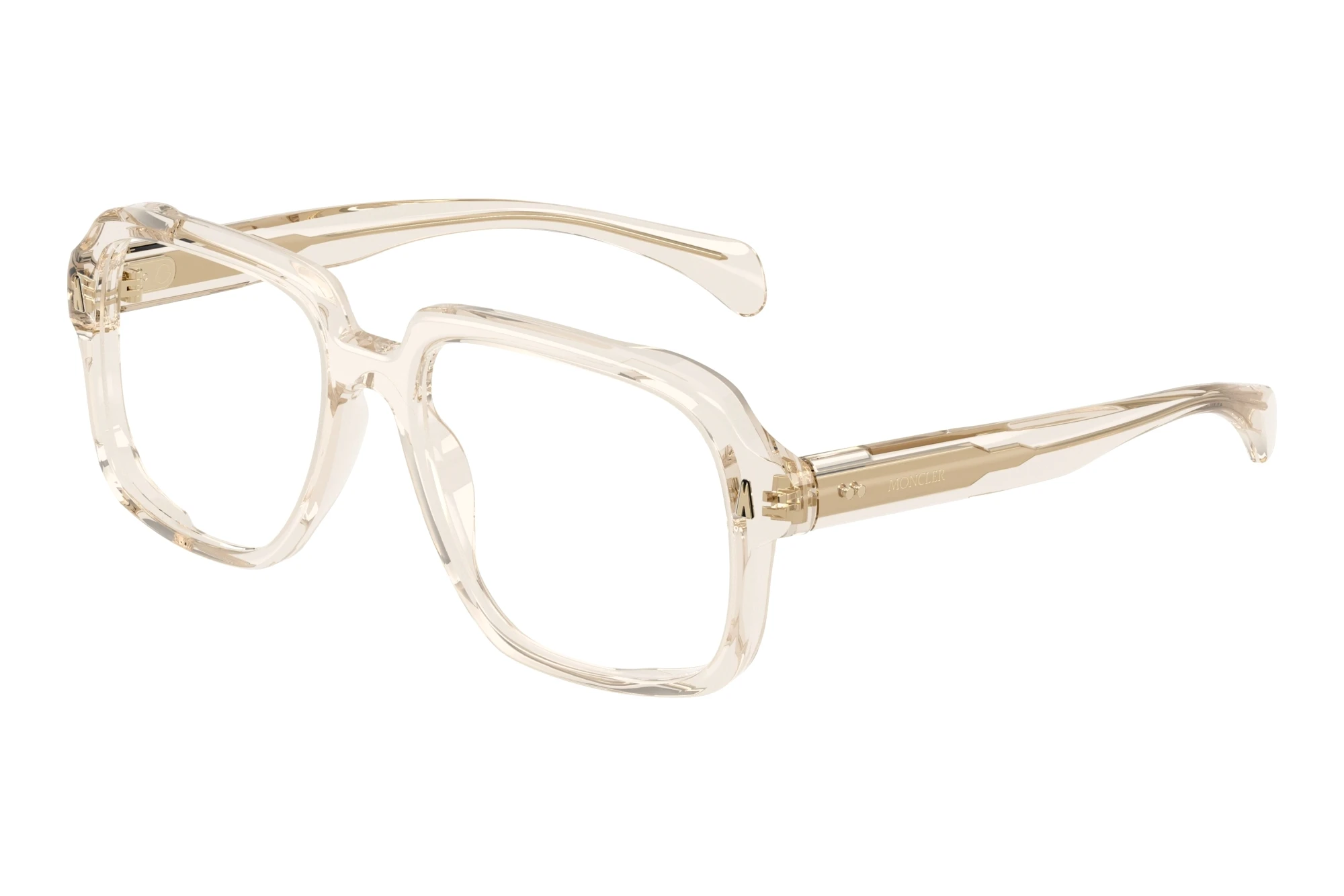 Moncler ME2037U 3003 Shiny Transparent Off White Moncler ME2037U 3003 Shiny Transparent Off White
