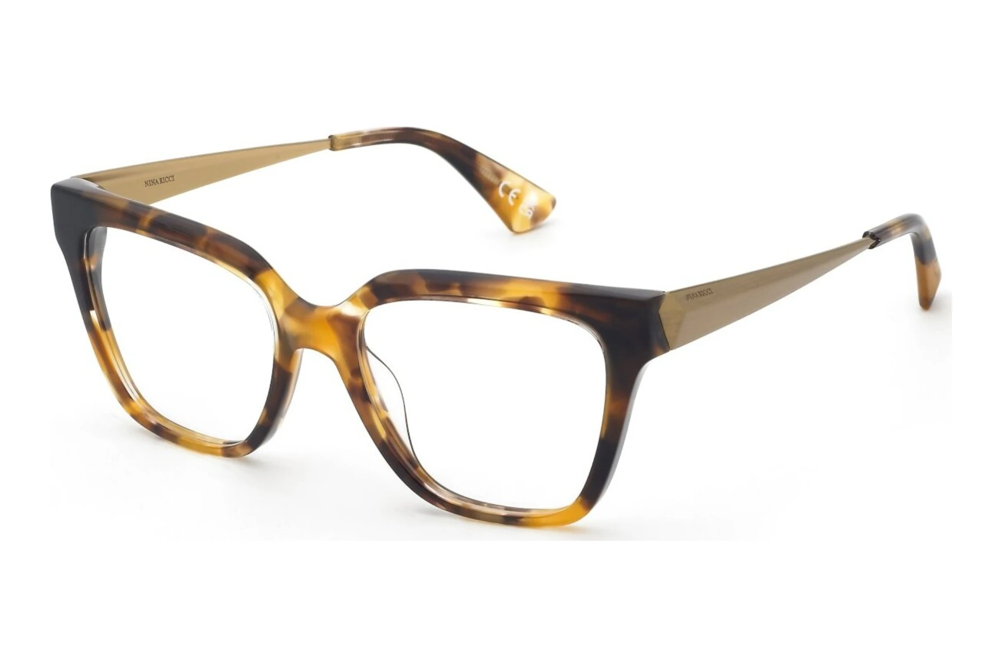 Nina Ricci VNR476 0AGK SHINY PINK/BROWN VINTAGE HAVANA Nina Ricci VNR476 0AGK SHINY PINK/BROWN VINTAGE HAVANA