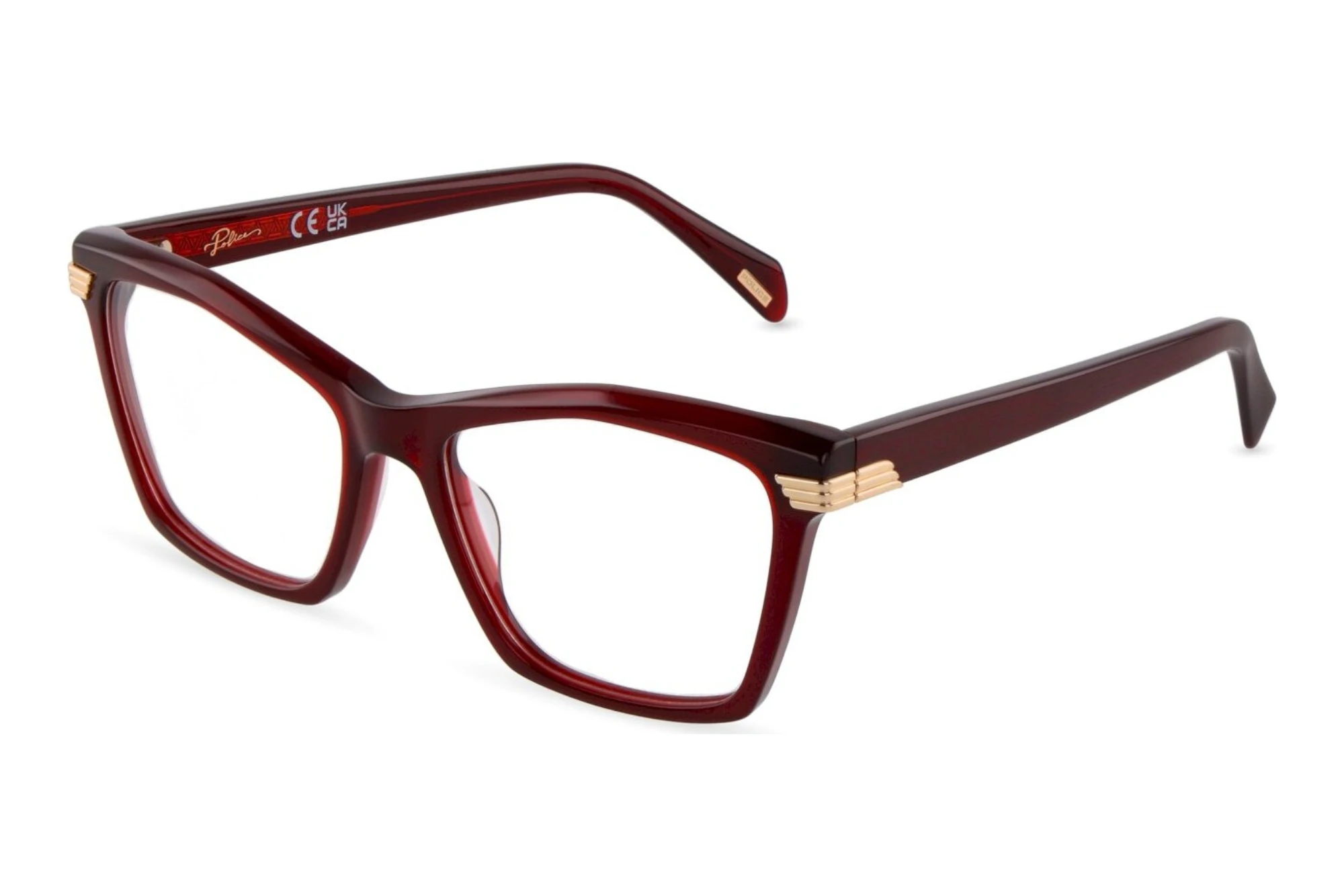 Police VPLT99 09Y9 SHINY OPAL RED Police VPLT99 09Y9 SHINY OPAL RED