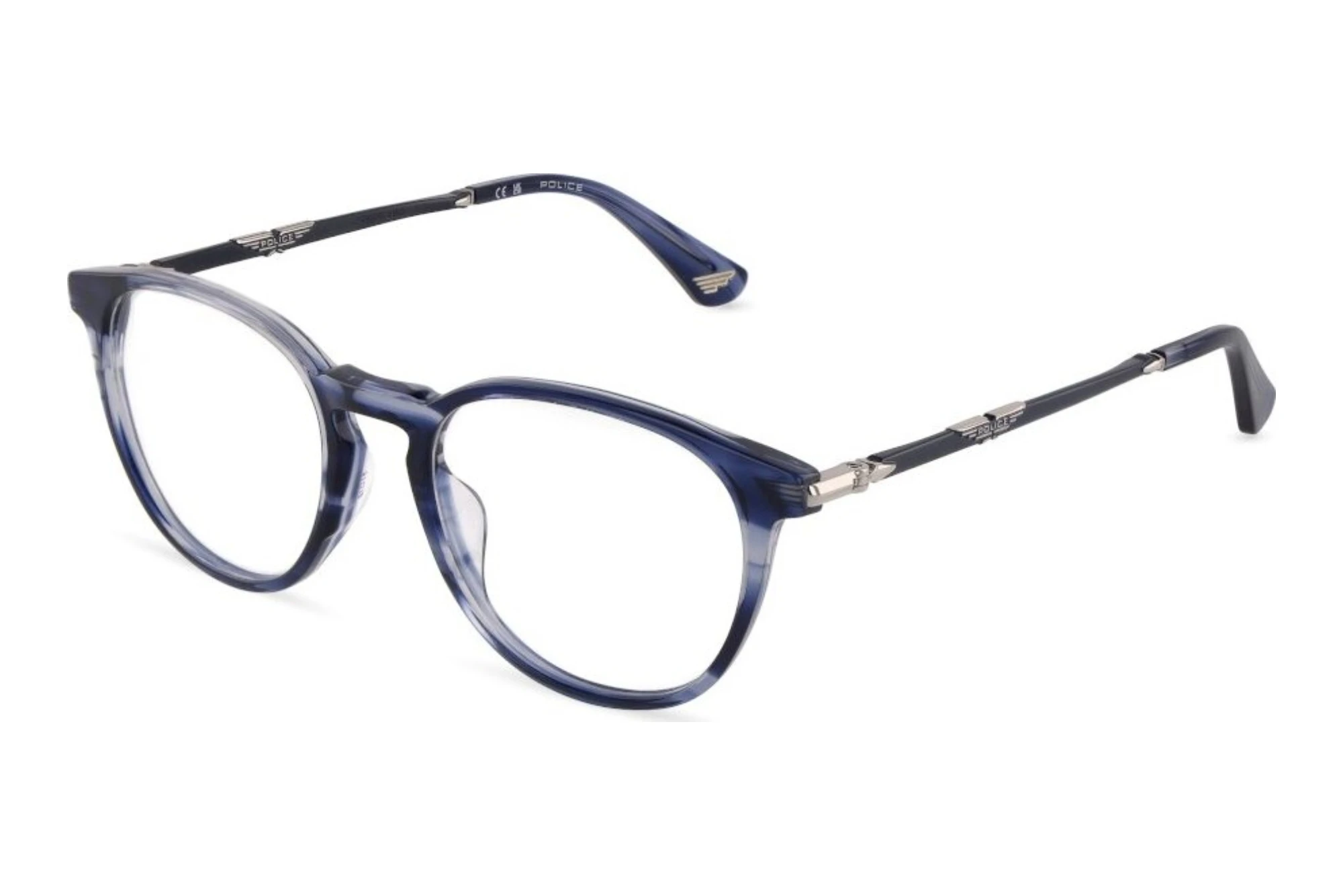 Police VPLU63 09N4 SHINY STRIPED BLUE Police VPLU63 09N4 SHINY STRIPED BLUE