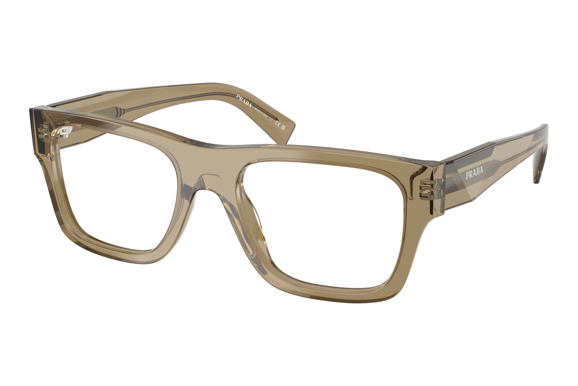 Prada PR C01V 22H1O1 Transparent Bark Prada PR C01V 22H1O1 Transparent Bark