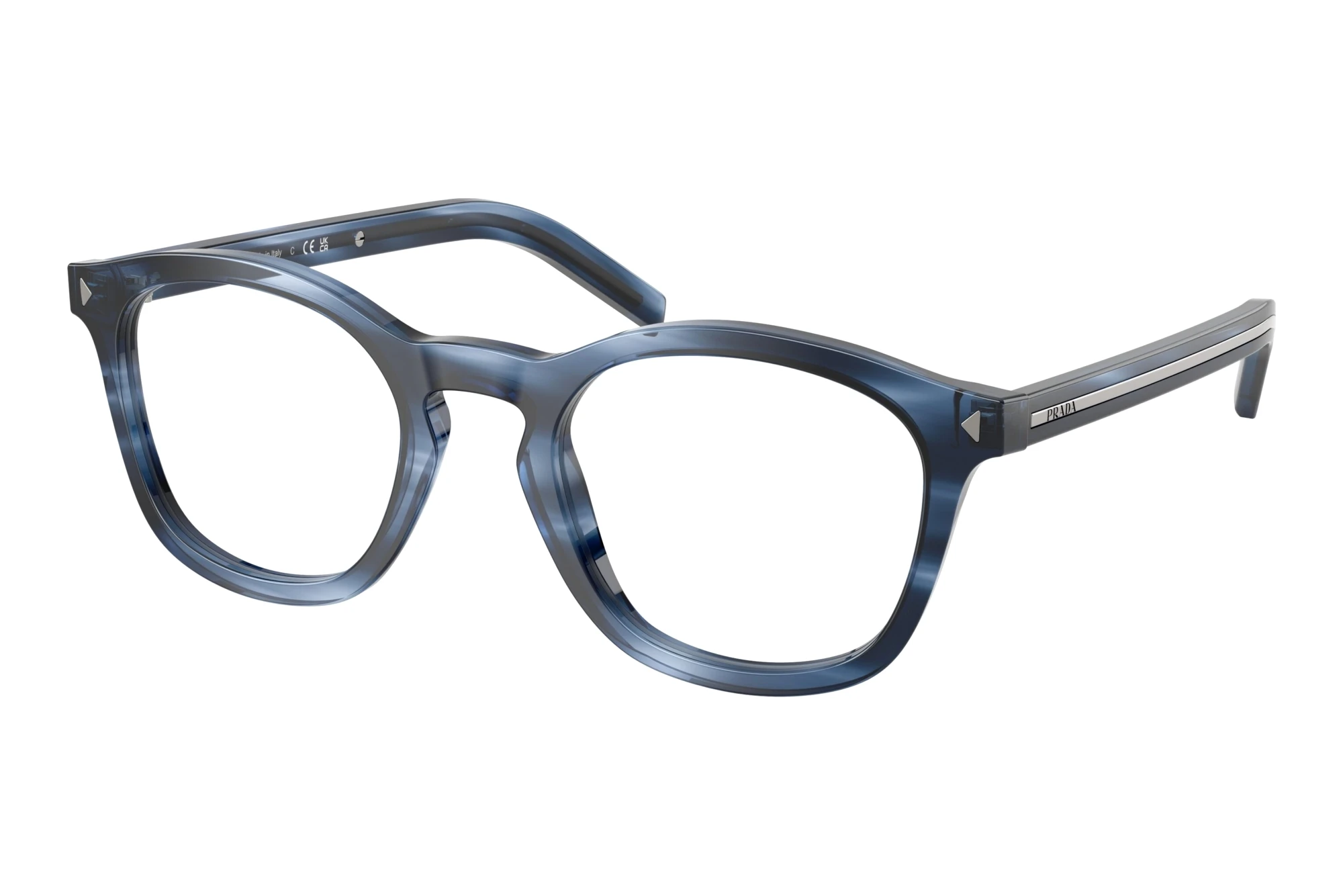 Prada PR C04V 26F1O1 Striped Blue Prada PR C04V 26F1O1 Striped Blue
