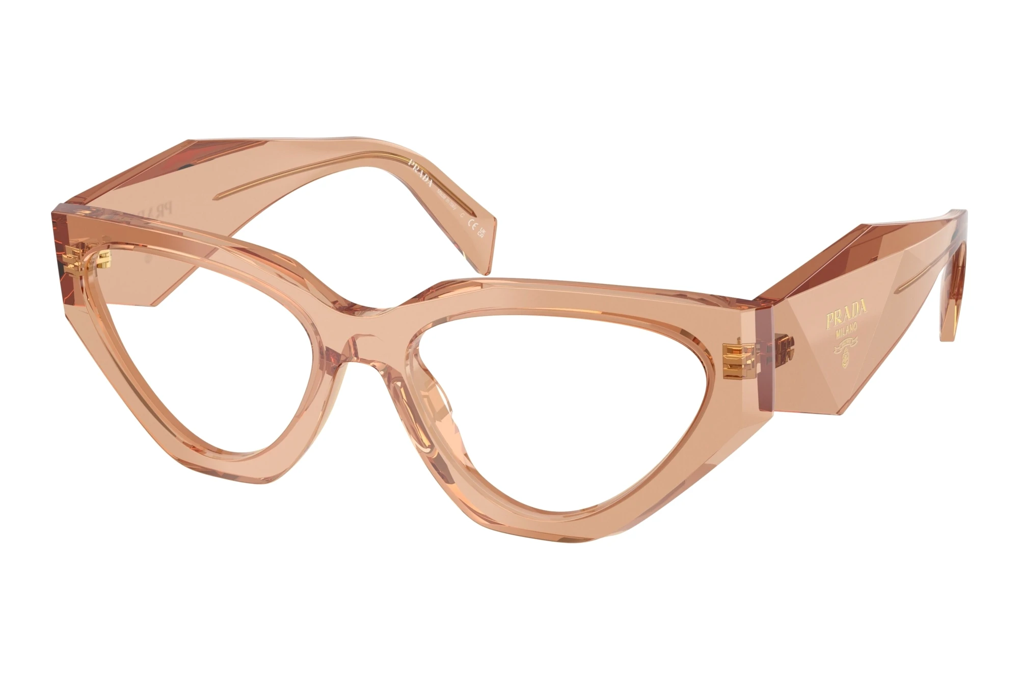 Prada PR C07V 20H1O1 Transparent Chocolate Prada PR C07V 20H1O1 Transparent Chocolate