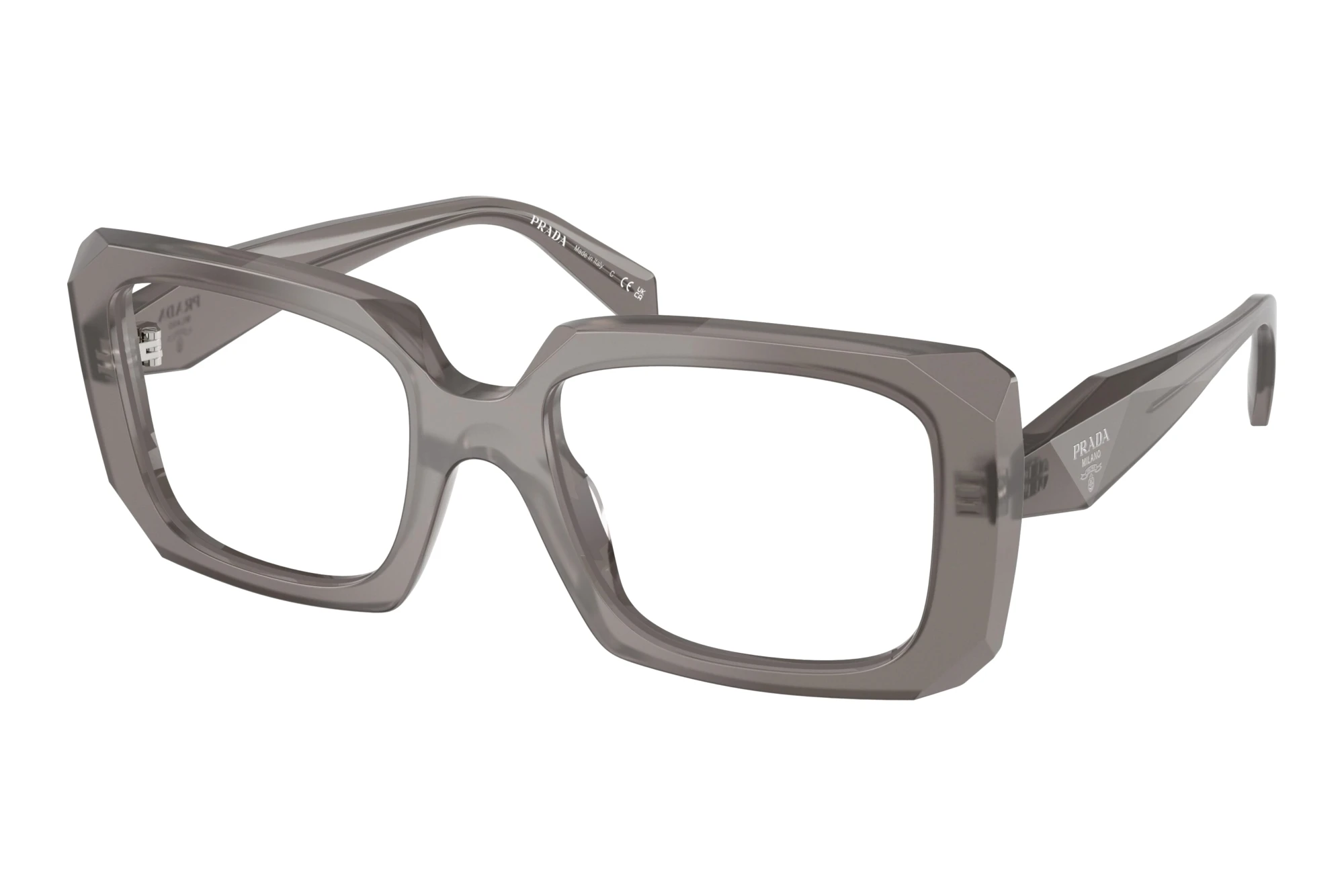 Prada PR C09V 27G1O1 Transparent Flint Prada PR C09V 27G1O1 Transparent Flint