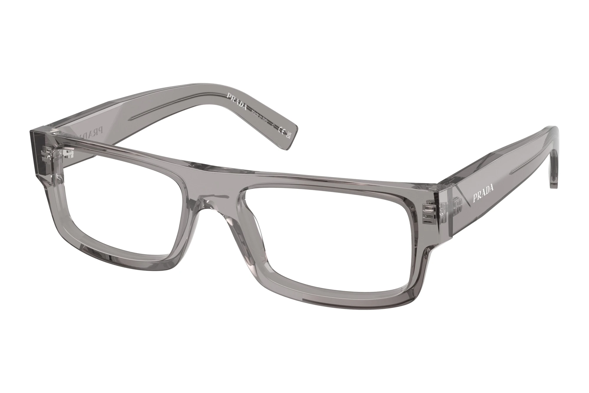 Prada PR D06V 16Z1O1 Grey Transparent Prada PR D06V 16Z1O1 Grey Transparent