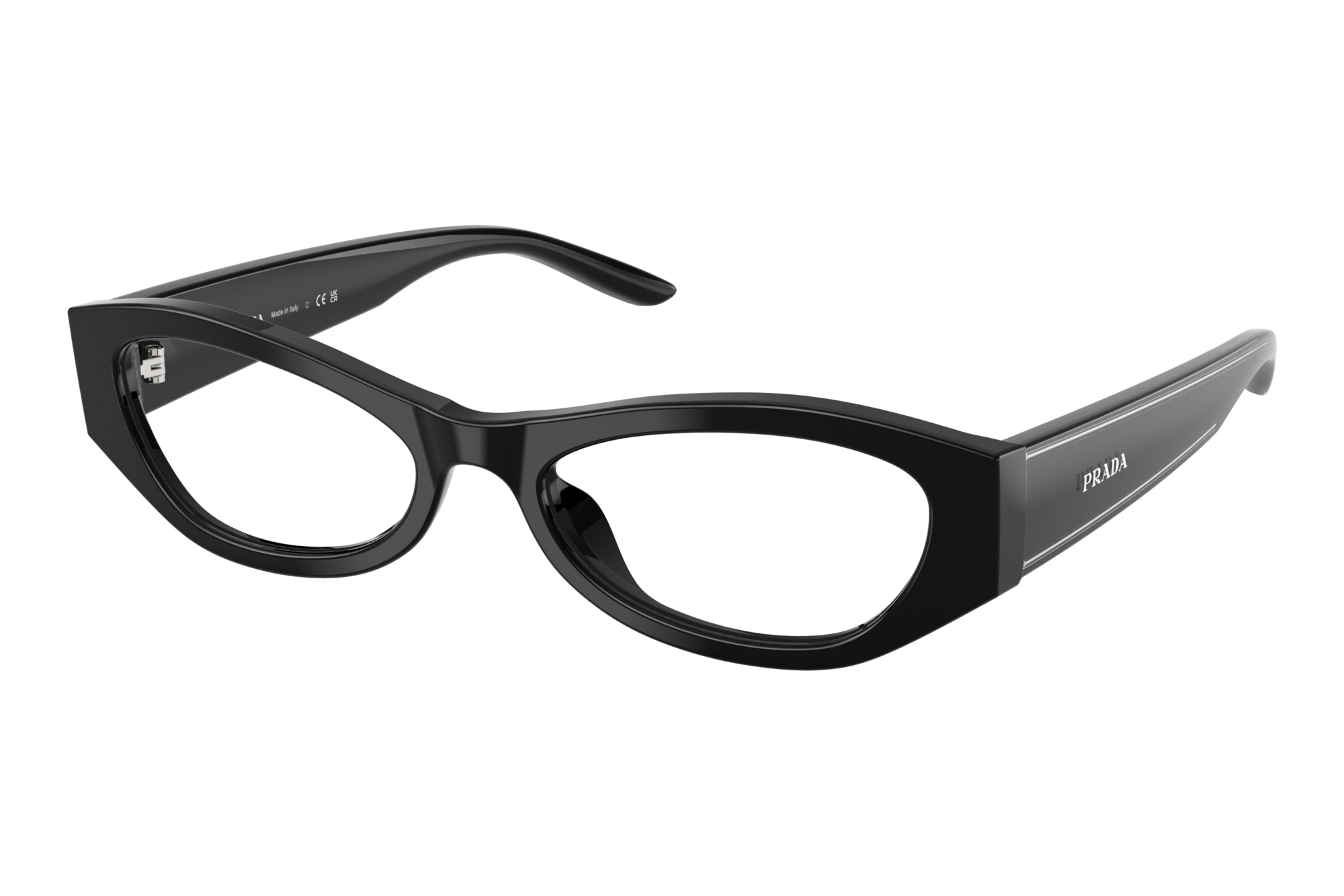 Prada PR D19VU 16K1O1 Black Prada PR D19VU 16K1O1 Black