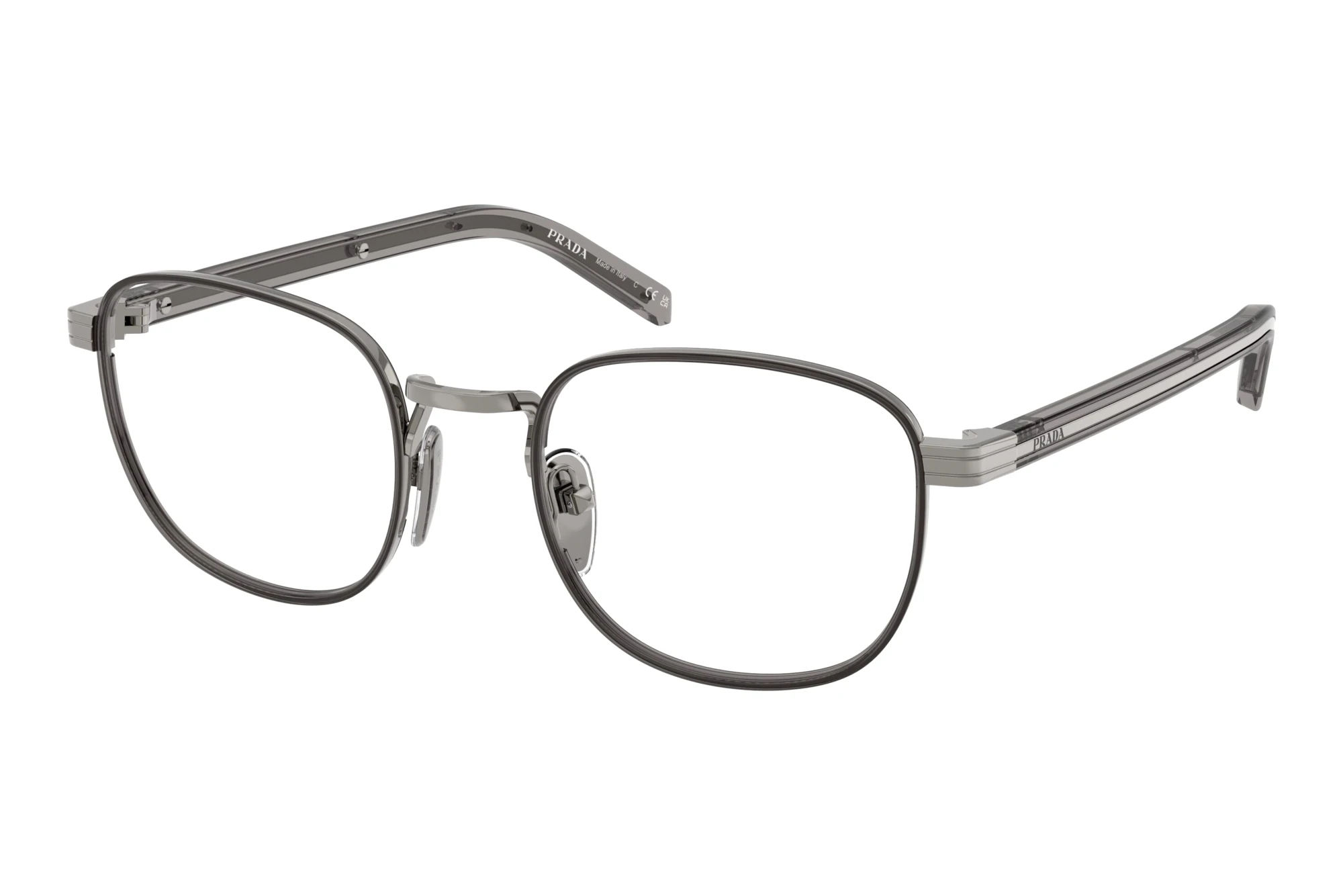 Prada PR D50V 5AV1O1 Gunmetal/Transparent Prada PR D50V 5AV1O1 Gunmetal/Transparent