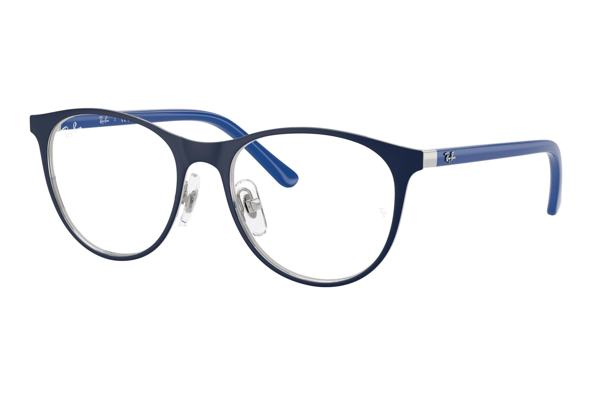 Ray-Ban Kids RY9552V 4094 Matte Blue On Silver Ray-Ban Kids RY9552V 4094 Matte Blue On Silver