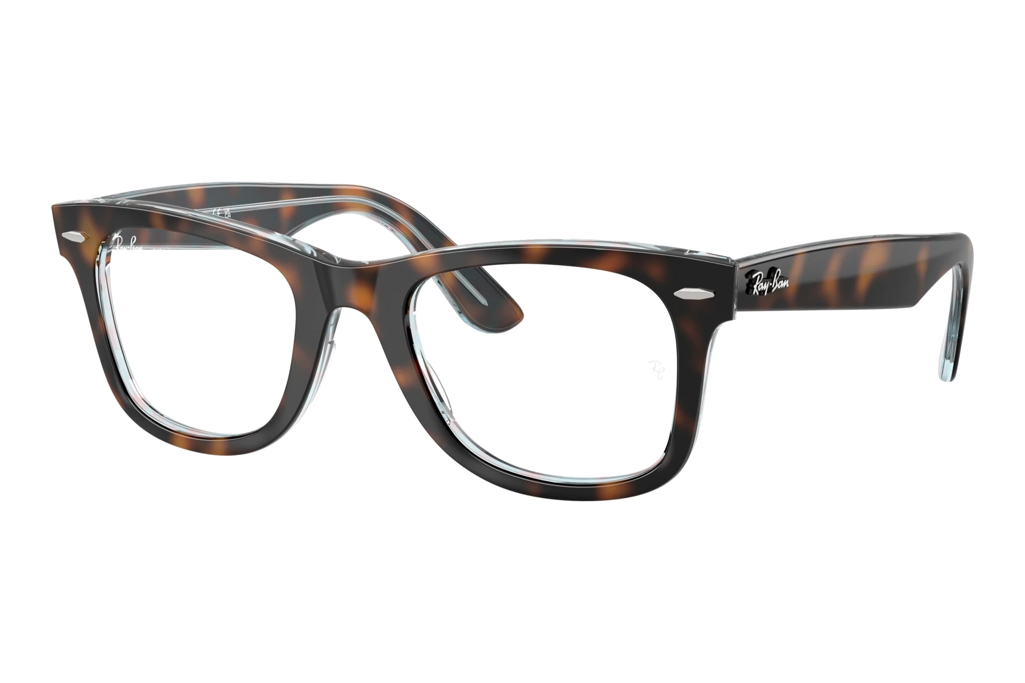 Ray-Ban RX4340V 8401 Dark Havana On Multicolor Ray-Ban RX4340V 8401 Dark Havana On Multicolor