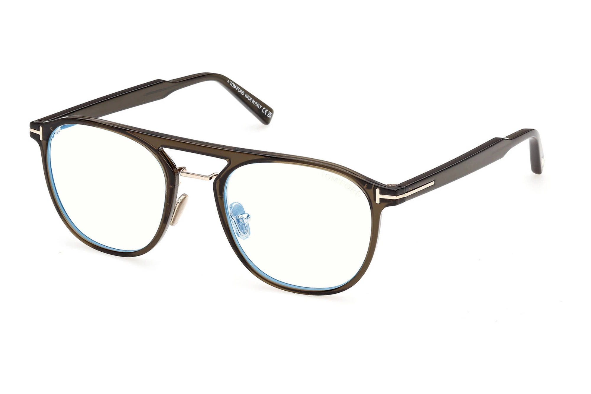 Tom Ford FT5982-B 098 Glänzend Dunkelgrün Tom Ford FT5982-B 098 Glänzend Dunkelgrün