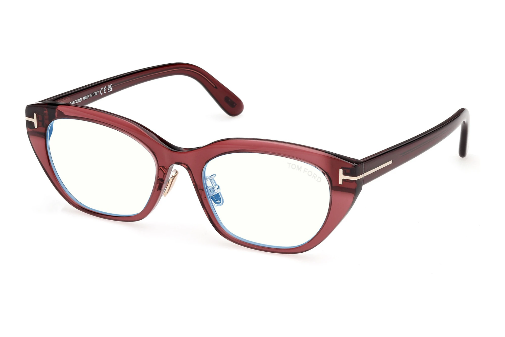 Tom Ford FT6152-D-B 069 Bordeaux Glänzend Tom Ford FT6152-D-B 069 Bordeaux Glänzend