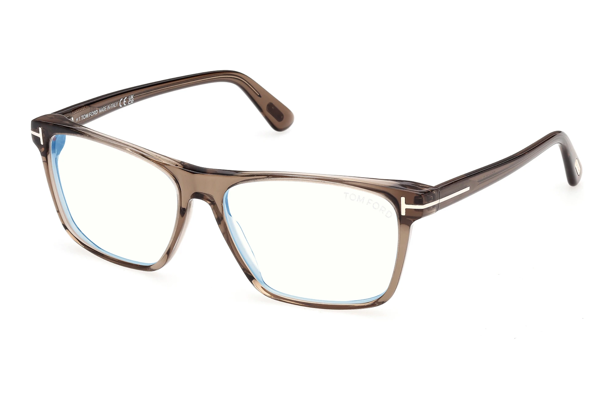 Tom Ford FT6170-B 045 Glänzend Hellbraun Tom Ford FT6170-B 045 Glänzend Hellbraun