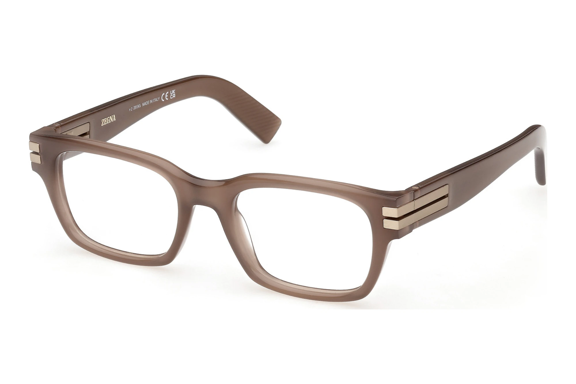 Zegna EZ5348 045 Glänzend Hellbraun Zegna EZ5348 045 Glänzend Hellbraun