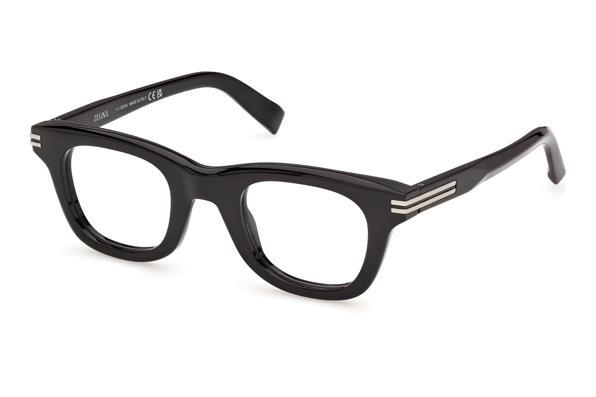 Zegna EZ5374 001 Glänzend Schwarz Zegna EZ5374 001 Glänzend Schwarz