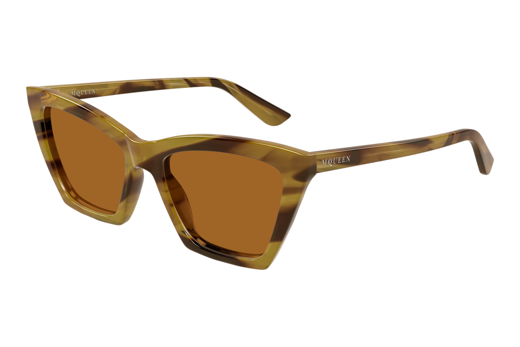 Alexander McQueen AM0536S 006 HAVANA Alexander McQueen AM0536S 006 HAVANA