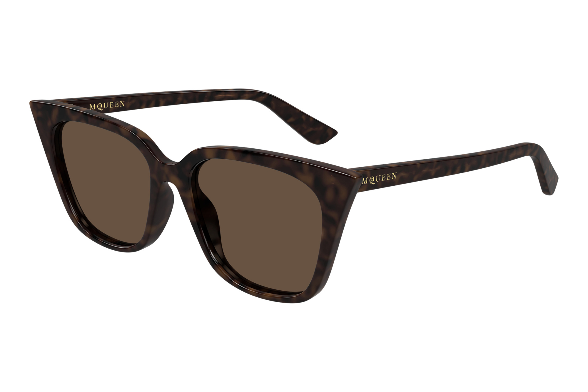 Alexander McQueen AM0556S 002 HAVANA Alexander McQueen AM0556S 002 HAVANA