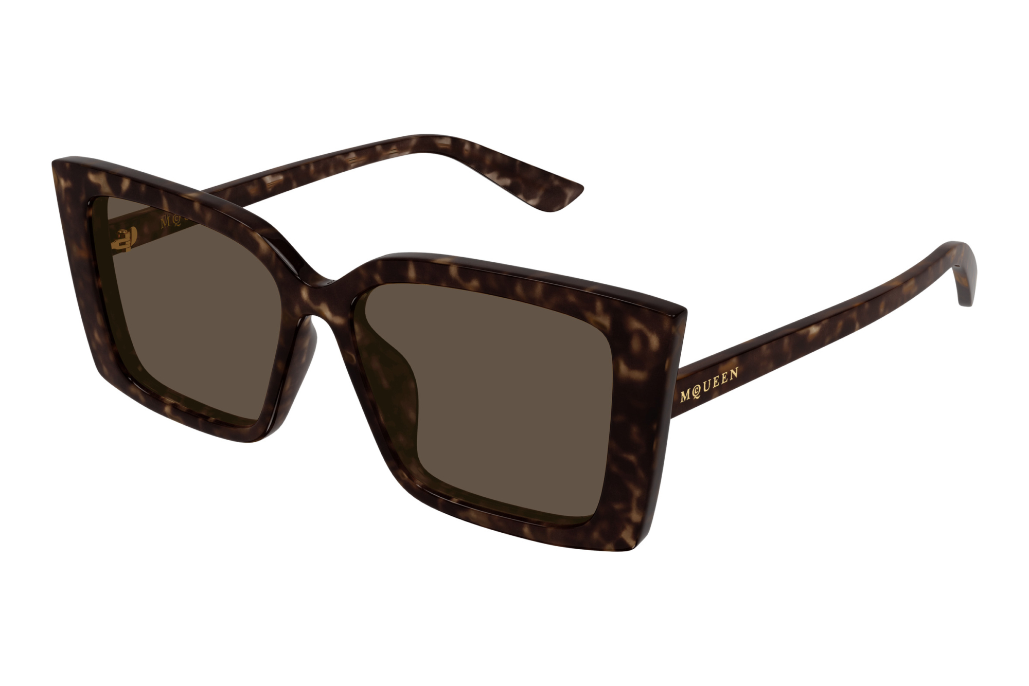 Alexander McQueen AM0578S 002 HAVANA Alexander McQueen AM0578S 002 HAVANA