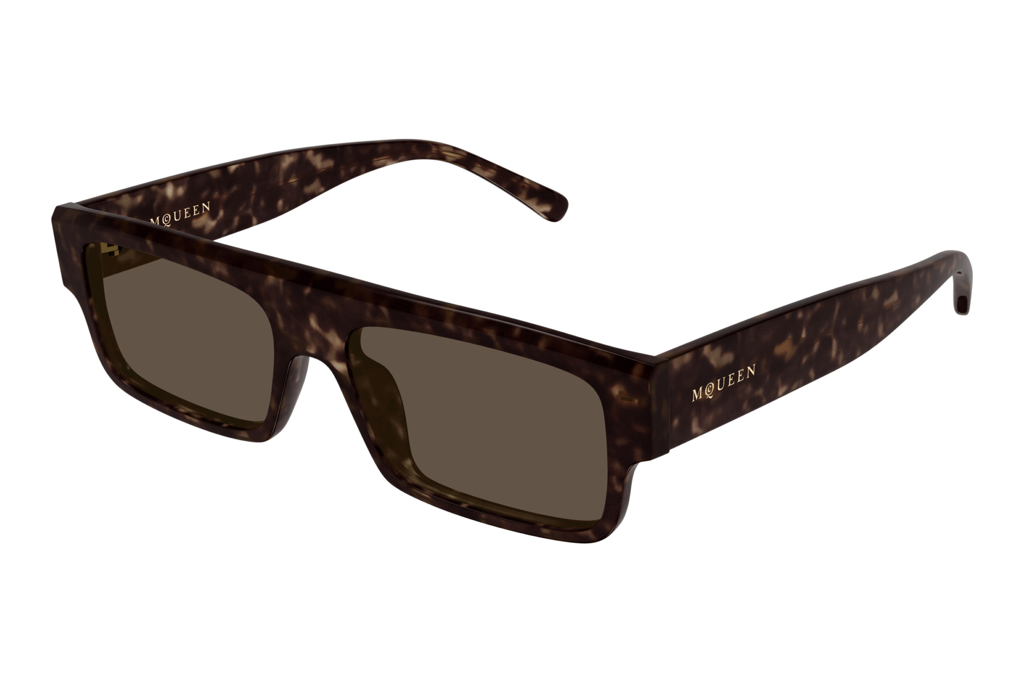 Alexander McQueen AM0580S 002 HAVANA Alexander McQueen AM0580S 002 HAVANA
