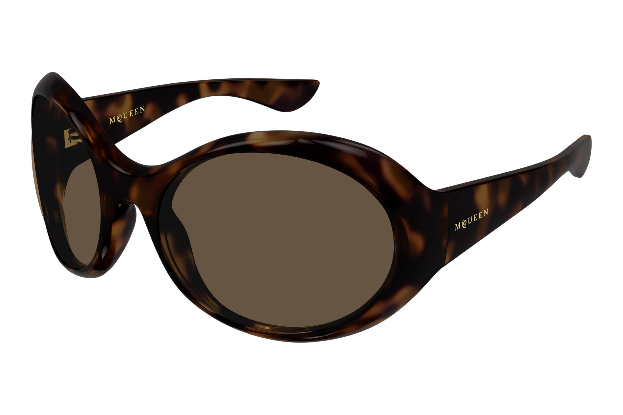 Alexander McQueen AM0592S 002 HAVANA Alexander McQueen AM0592S 002 HAVANA