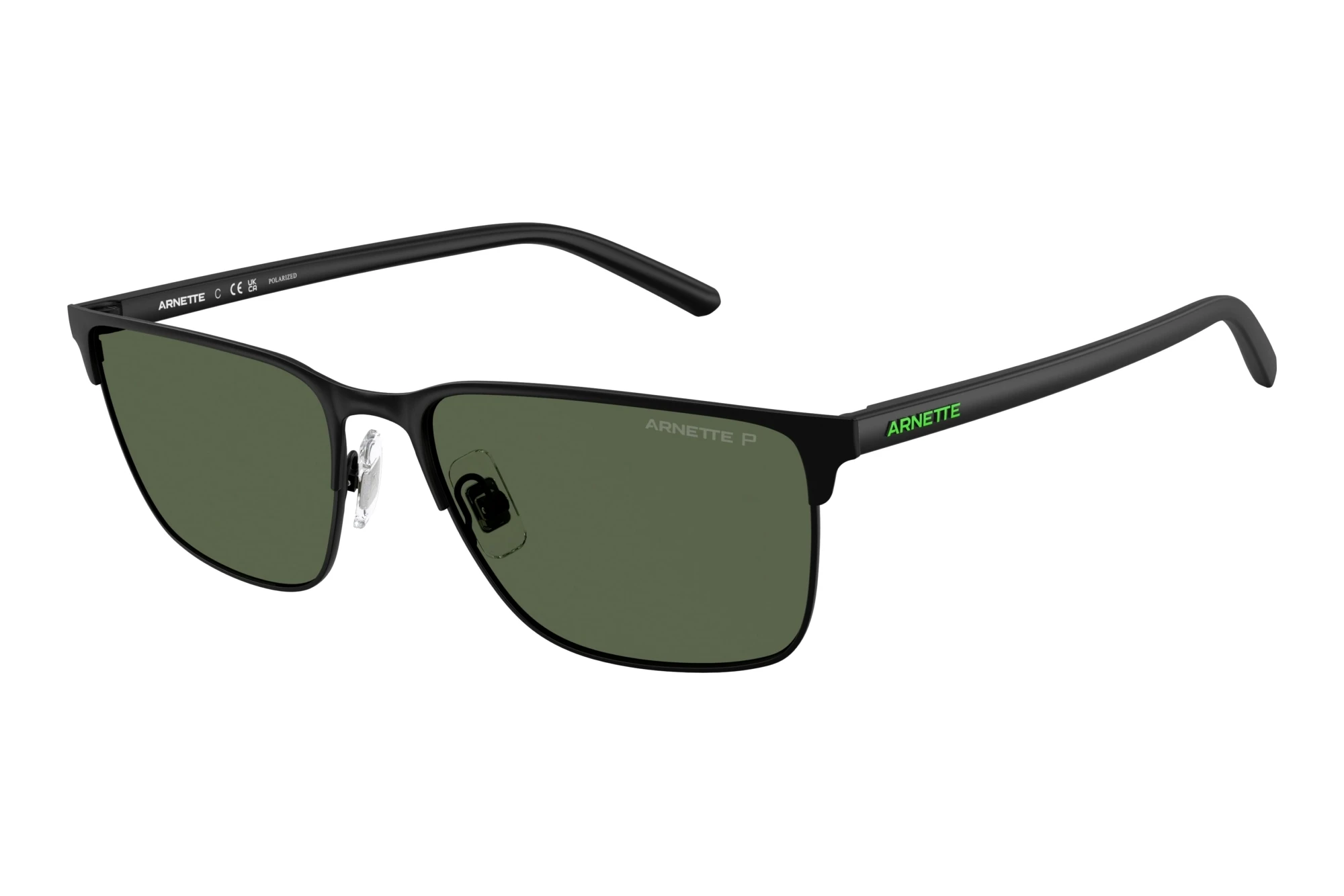 Arnette AN3094 737/9A Dark Green PolarizedMatte Black Arnette AN3094 737/9A Dark Green PolarizedMatte Black