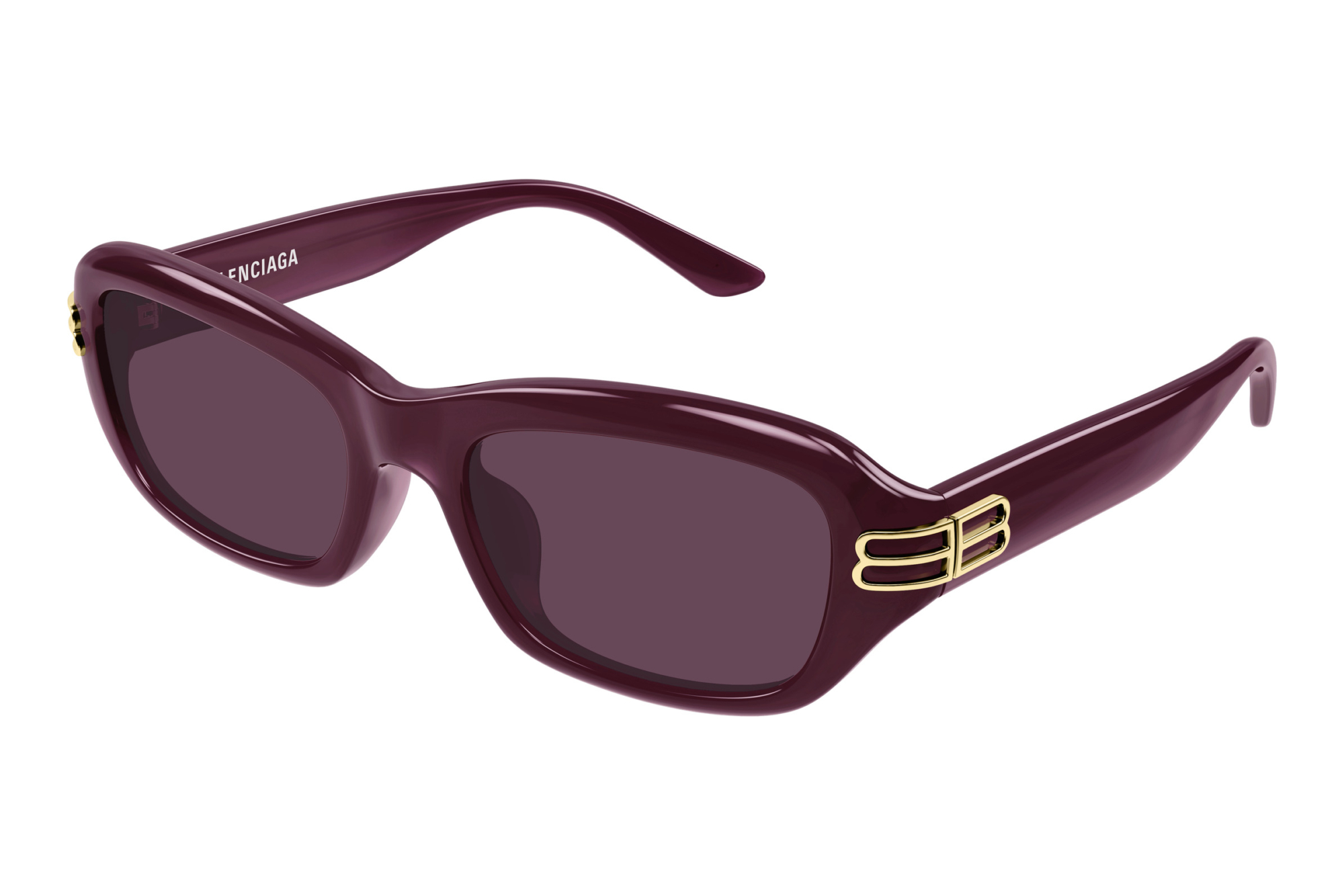 Balenciaga BB0471SK 004 BURGUNDY Balenciaga BB0471SK 004 BURGUNDY