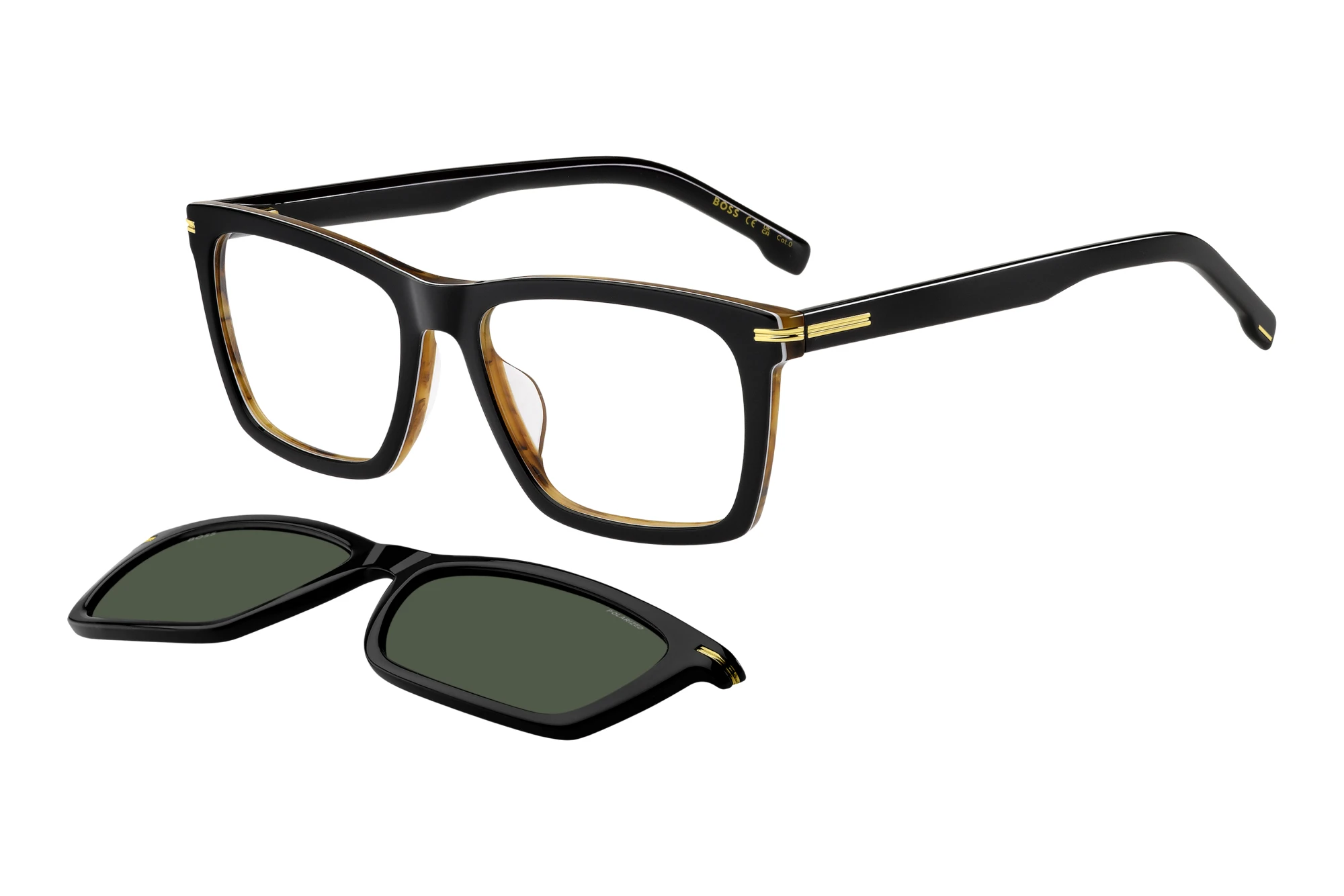 Boss BOSS 1726/G/CS 05K/UC GREEN POLARIZEDBLACK STRIPED BROWN Boss BOSS 1726/G/CS 05K/UC GREEN POLARIZEDBLACK STRIPED BROWN
