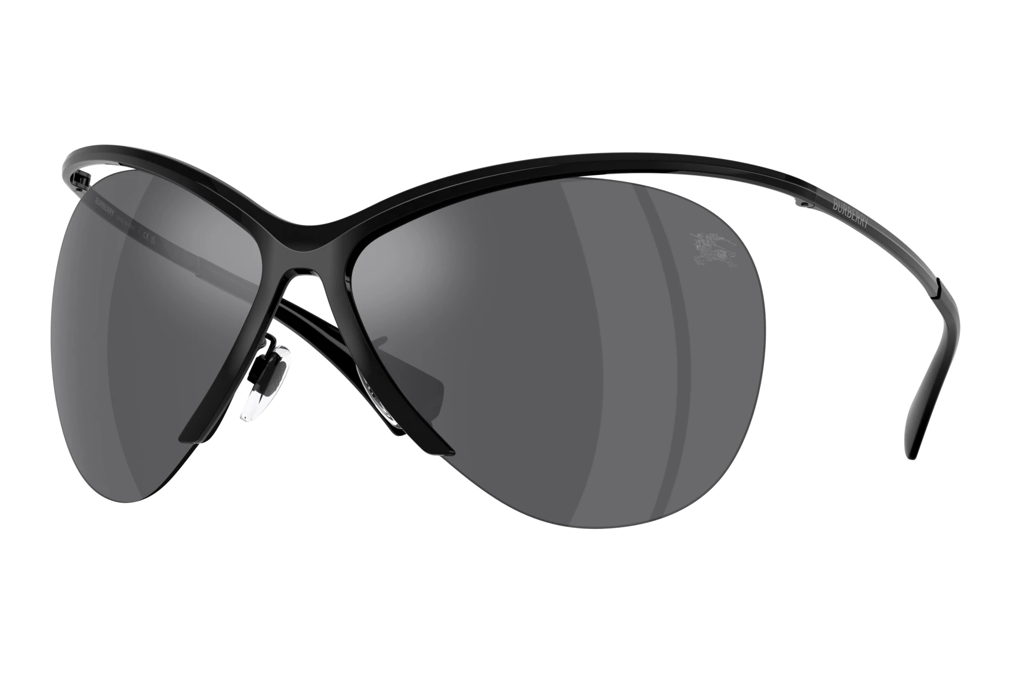 Burberry BE3168 10016G Grey Mirror SilverBlack Burberry BE3168 10016G Grey Mirror SilverBlack