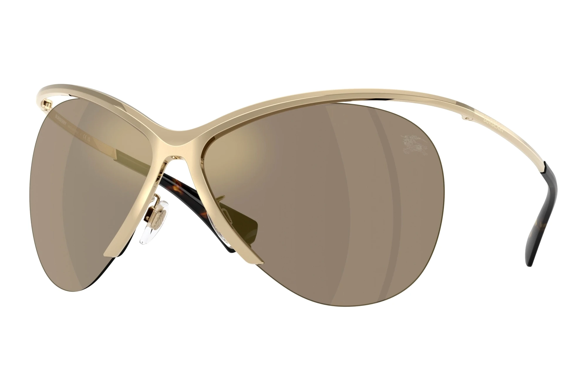 Burberry BE3168 11095A Light Brown Mirror GoldLight Gold Burberry BE3168 11095A Light Brown Mirror GoldLight Gold