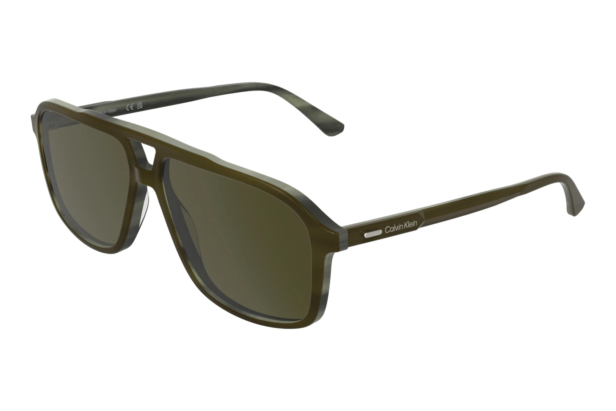 Calvin Klein CK25534S 317 _CK25534STRANSPARENT STRIPED KHAKI Calvin Klein CK25534S 317 _CK25534STRANSPARENT STRIPED KHAKI