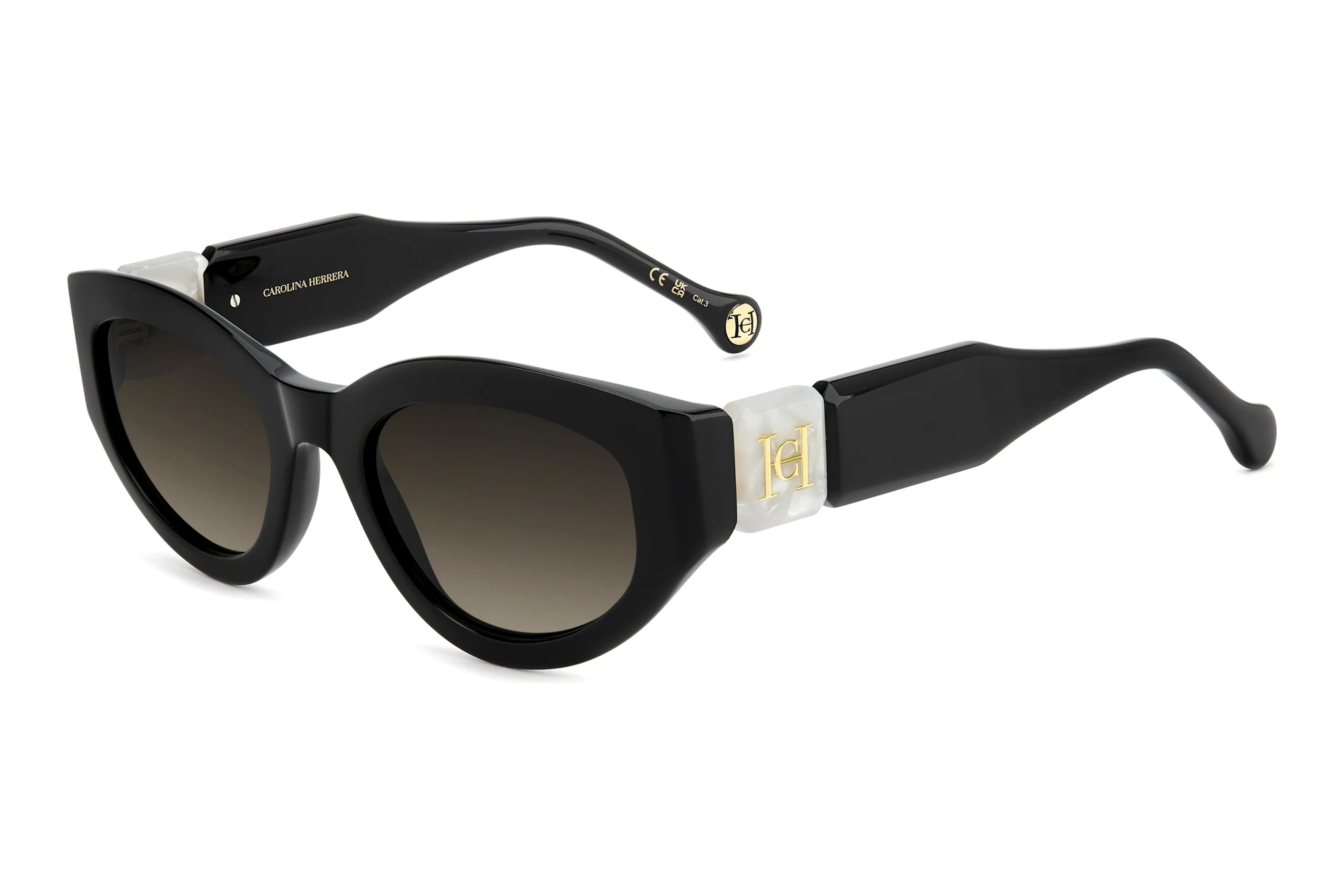 Carolina Herrera HER 0370/S 807/HA BROWN SHADEDBLACK Carolina Herrera HER 0370/S 807/HA BROWN SHADEDBLACK