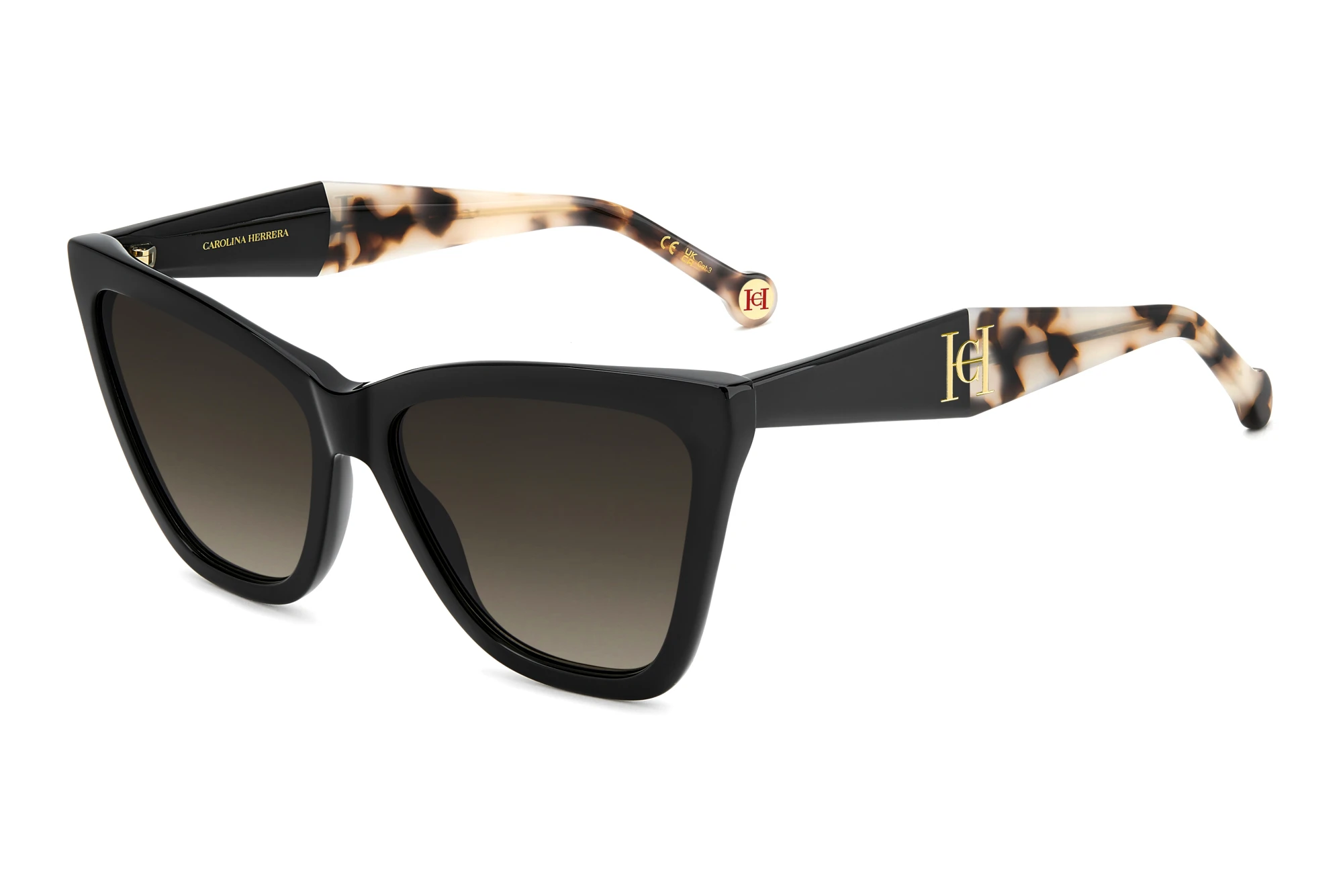 Carolina Herrera HER 0374/S 807/HA BROWN SHADEDBLACK Carolina Herrera HER 0374/S 807/HA BROWN SHADEDBLACK