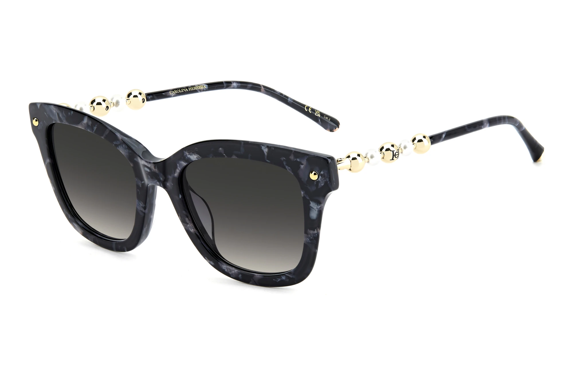 Carolina Herrera HER 0407/G/S GBY/9O GREY SHADEDBLACK MARBLE Carolina Herrera HER 0407/G/S GBY/9O GREY SHADEDBLACK MARBLE